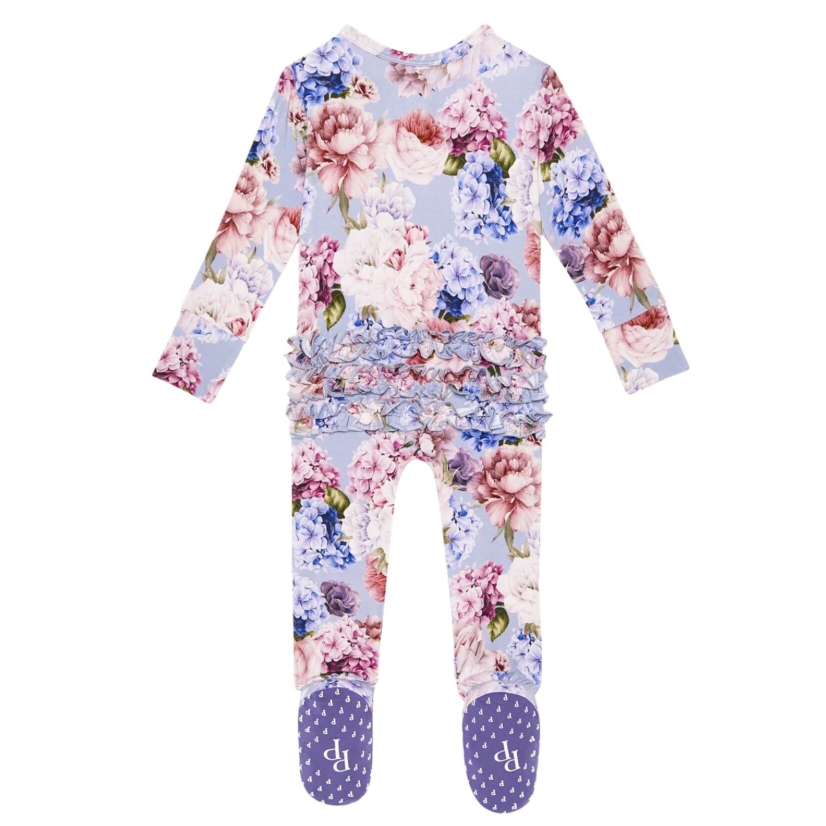 Posh Peanut Posh Peanut - Annie Ruffled Zippered Footie