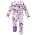 Posh Peanut Posh Peanut - Annie Ruffled Zippered Footie