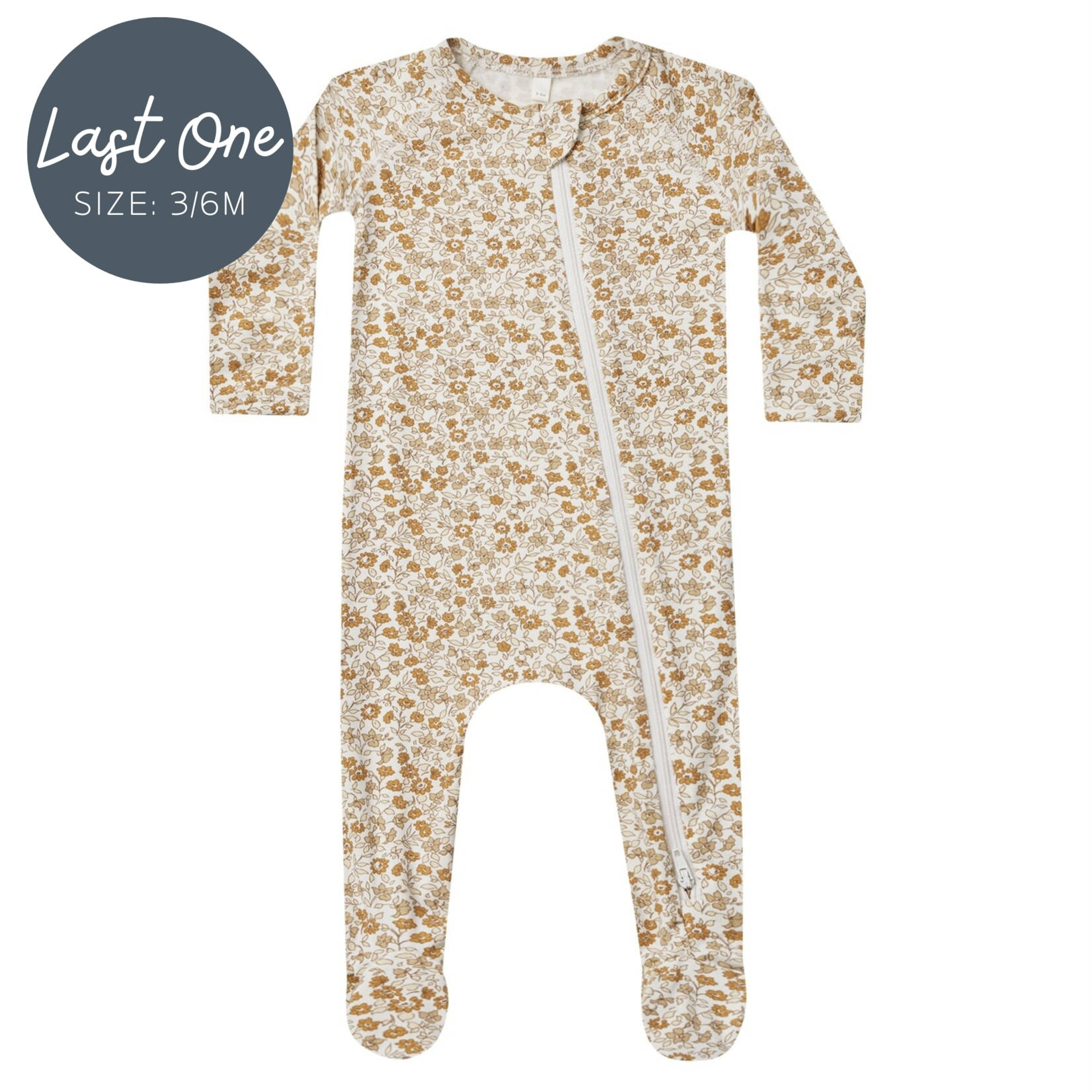 Quincy Mae Quincy Mae - Bamboo Zip Footie