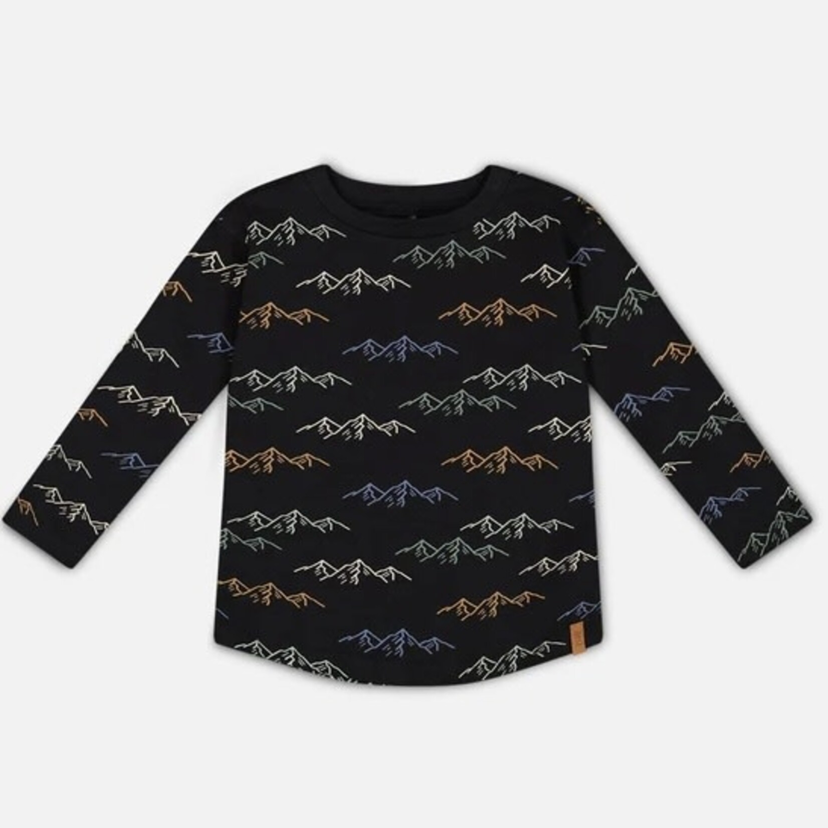 Deux Par Deux Deux Par Deux - Mountain Printed Long Sleeve