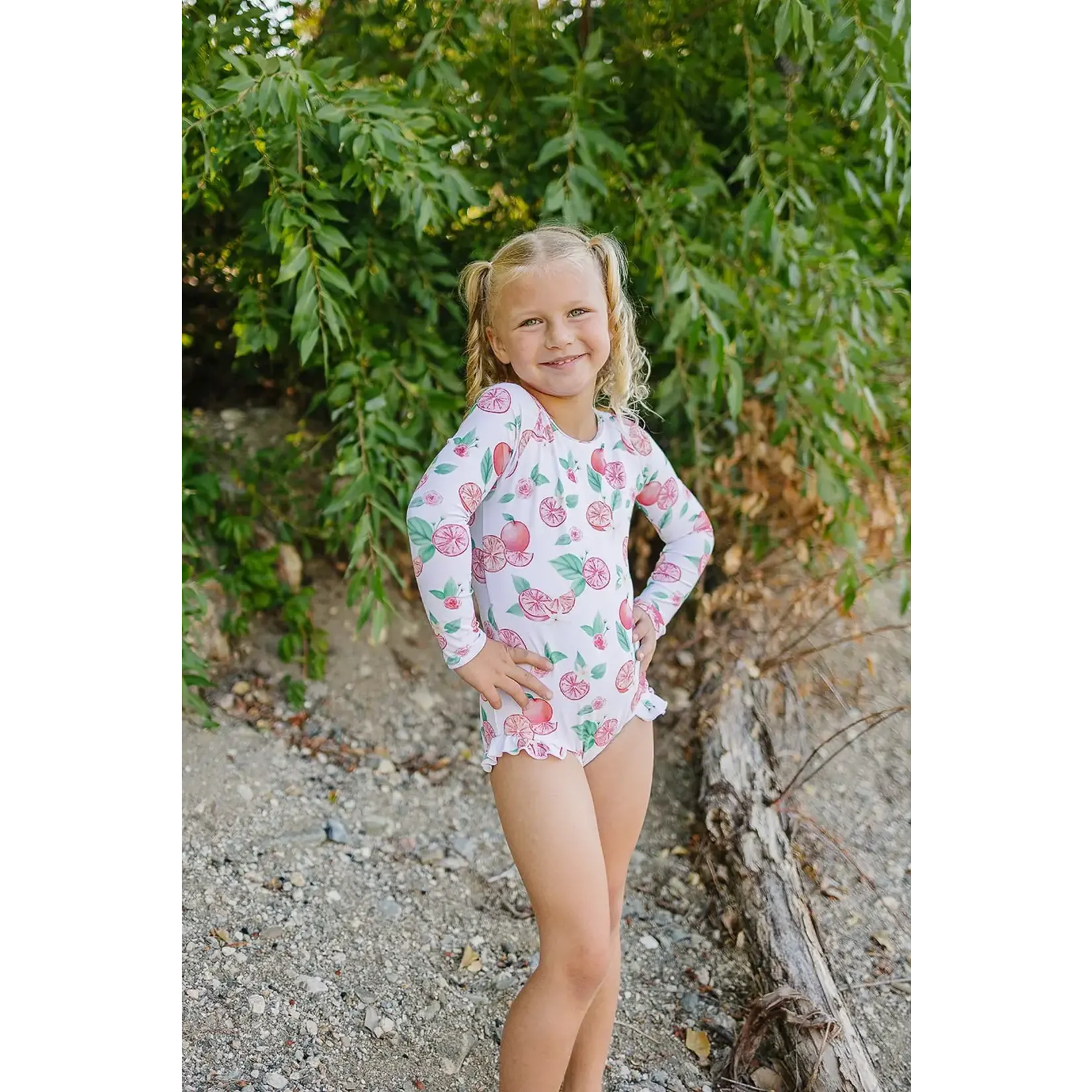 Current Tyed Current Tyed - Bella Ruffle Rashguard Suit