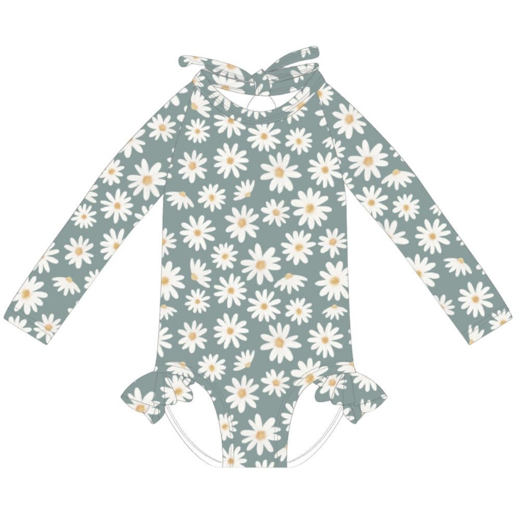 Current Tyed Current Tyed - Chloe  Ruffle Rashguard Suit