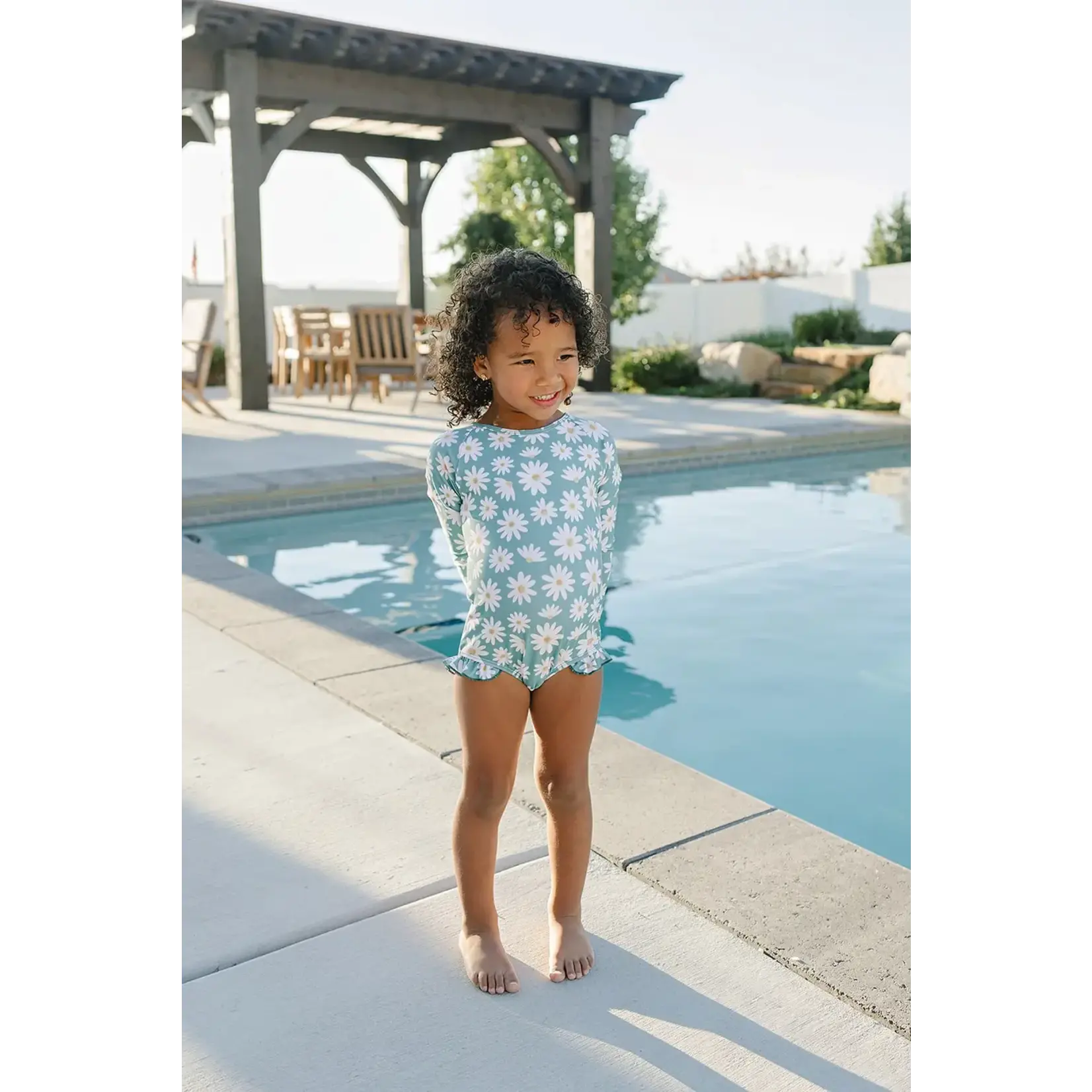 Current Tyed Current Tyed - Chloe  Ruffle Rashguard Suit