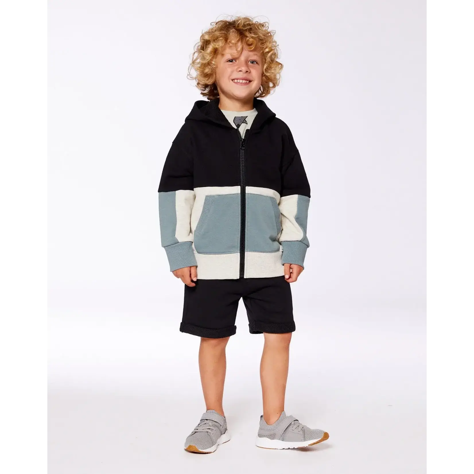 Deux Par Deux Deux Par Deux - Color Blocked Hoodie
