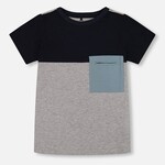 Deux Par Deux Deux Par Deux - Color Blocked Jersey Tee