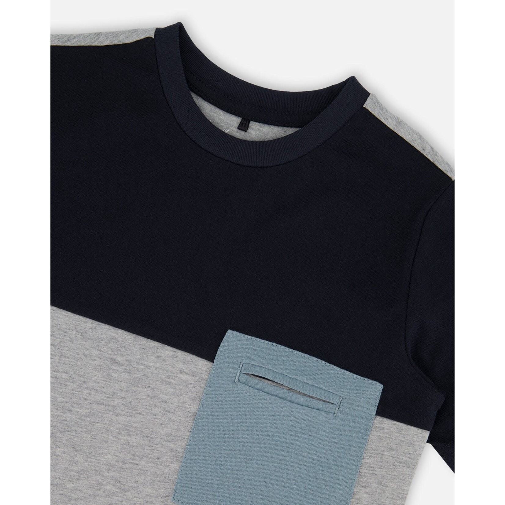 Deux Par Deux Deux Par Deux - Color Blocked Jersey Tee