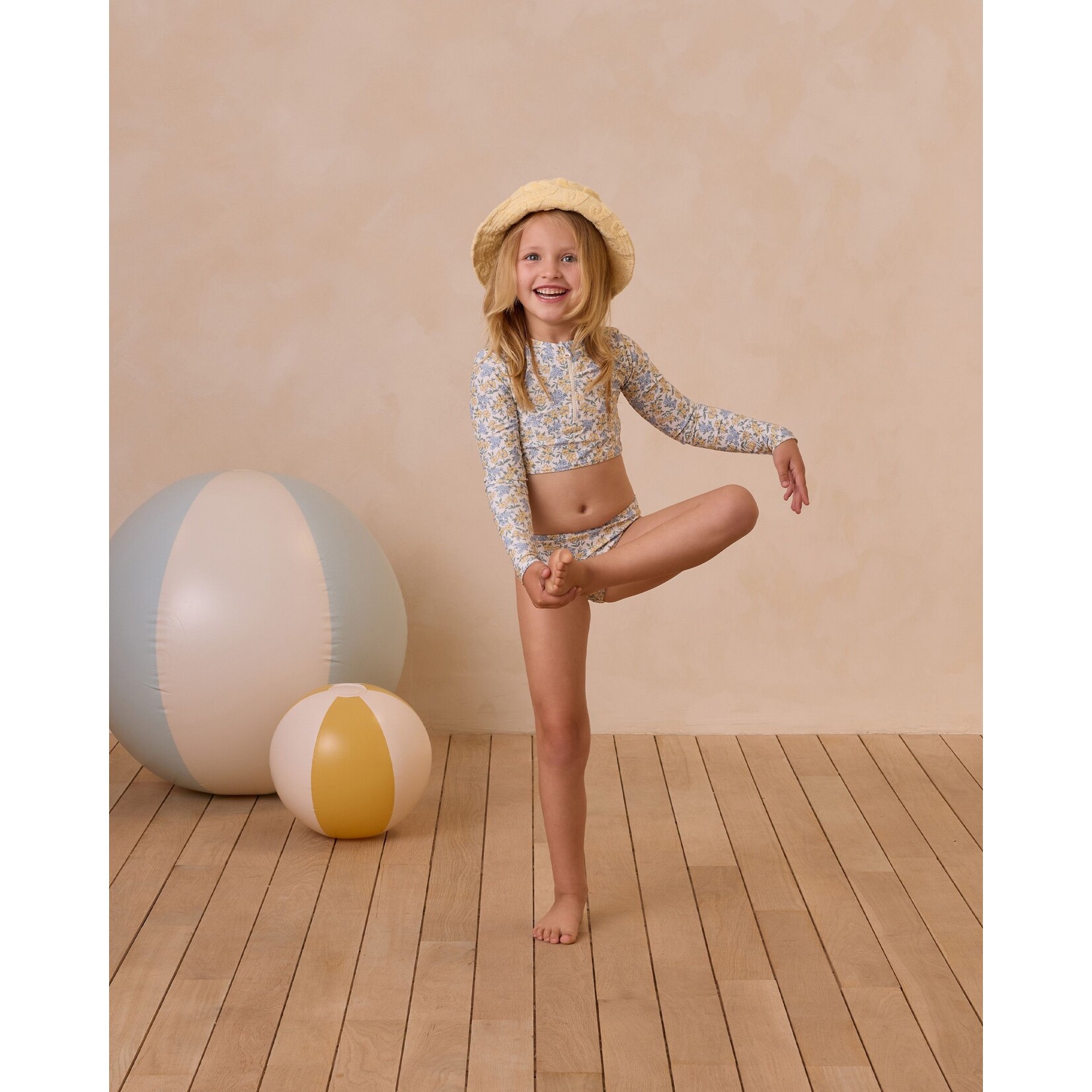 Rylee + Cru Rylee + Cru - Crop Rashguard Set| Bloom