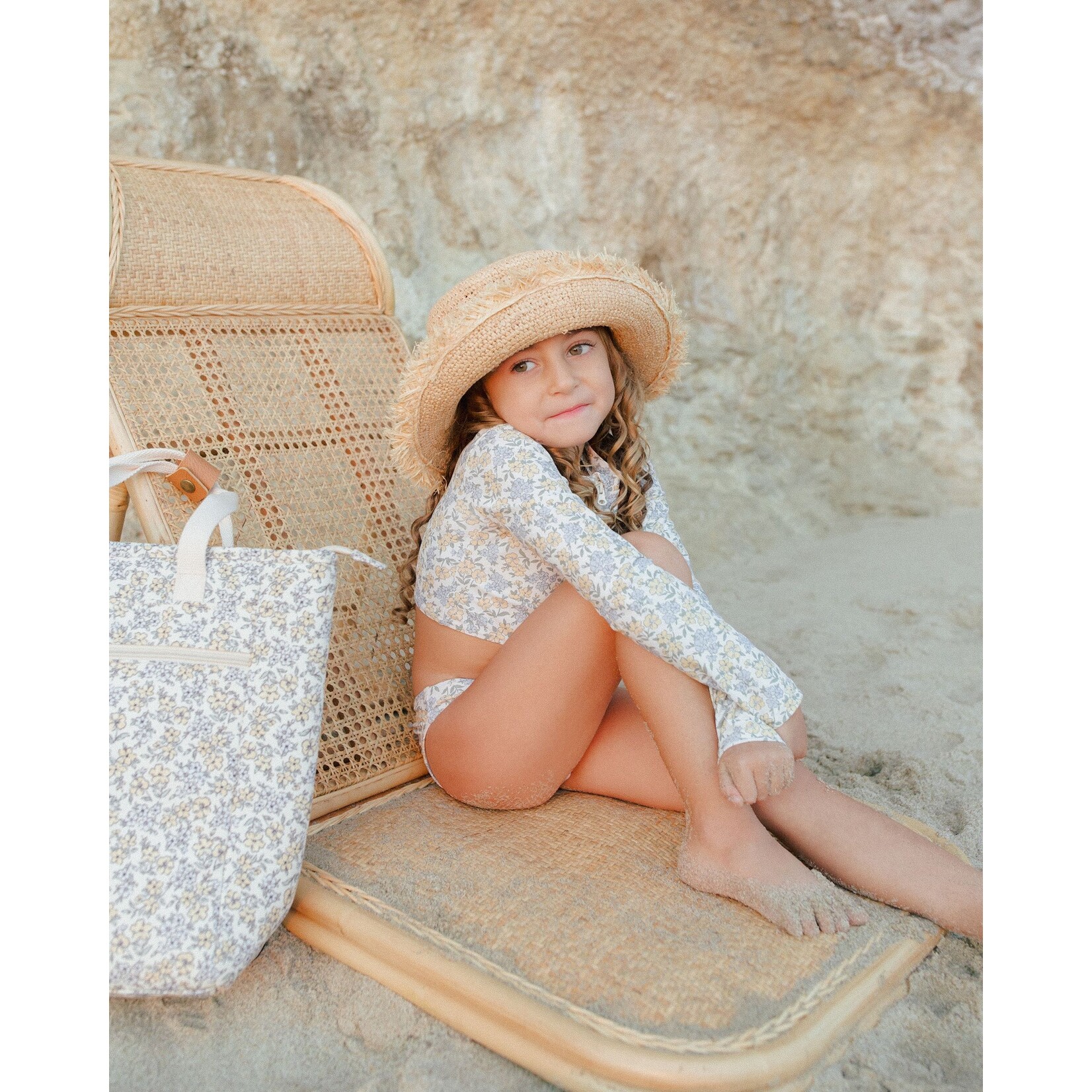 Rylee + Cru Rylee + Cru - Crop Rashguard Set| Bloom