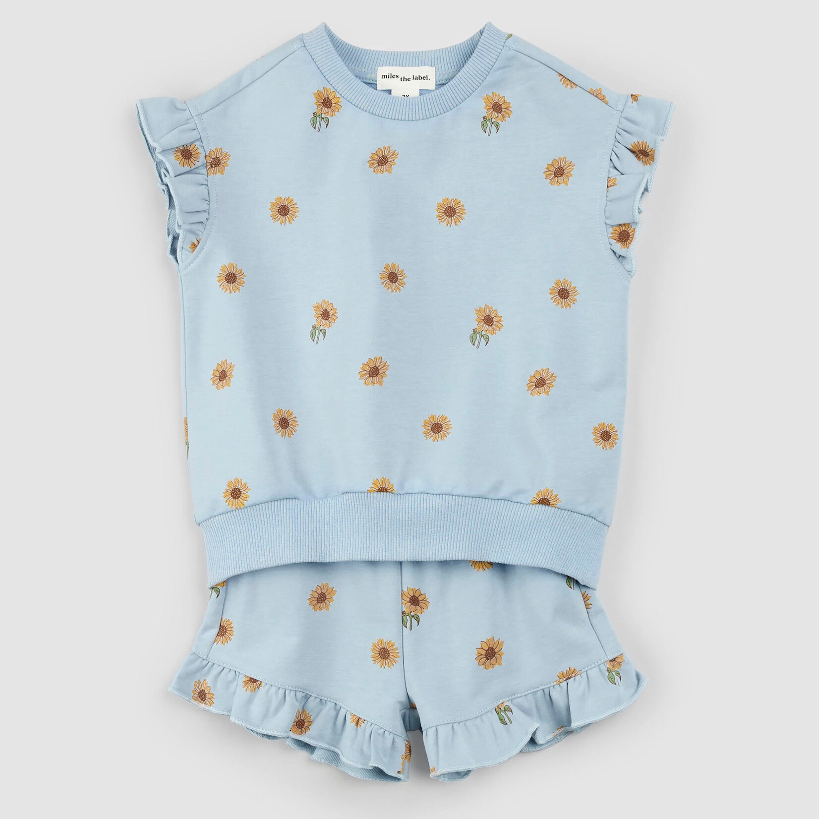 Miles The Label Miles The Label - Sunflower Print Shorts Set