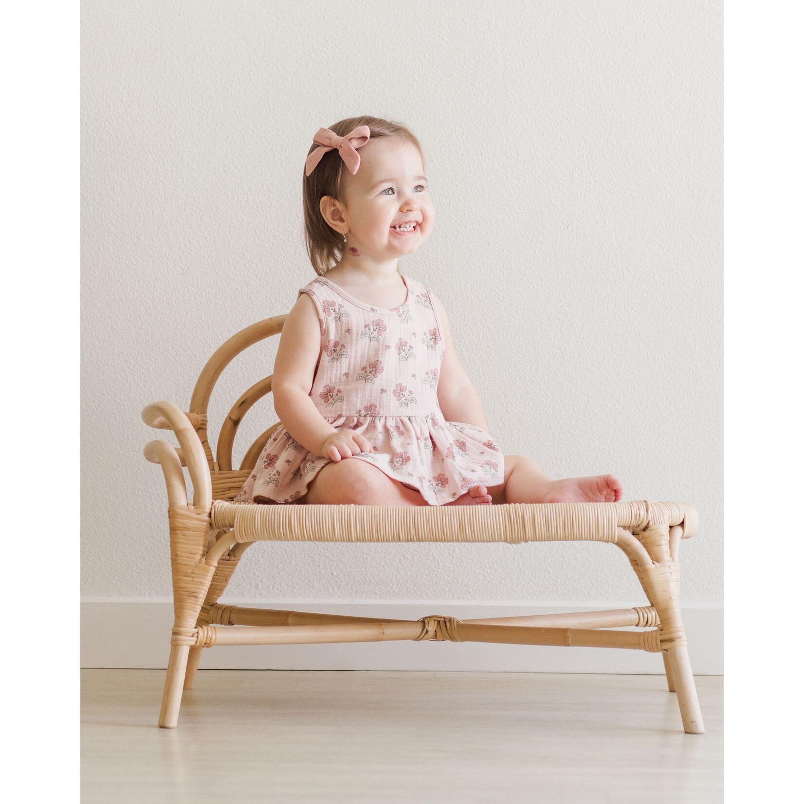 Quincy Mae Quincy Mae - Sleeveless Peplum Set | Vintage Floral