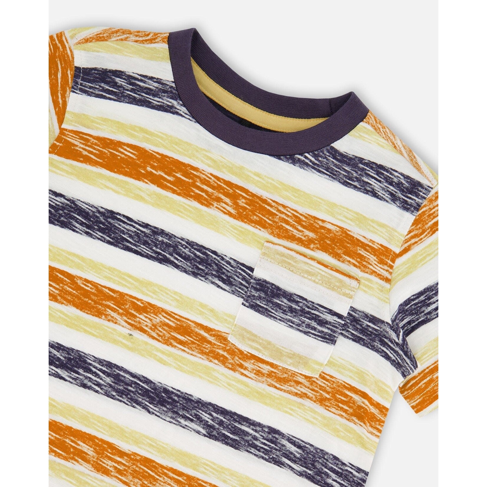 Deux Par Deux Deux Par Deux - Organic Cotton Striped Tee