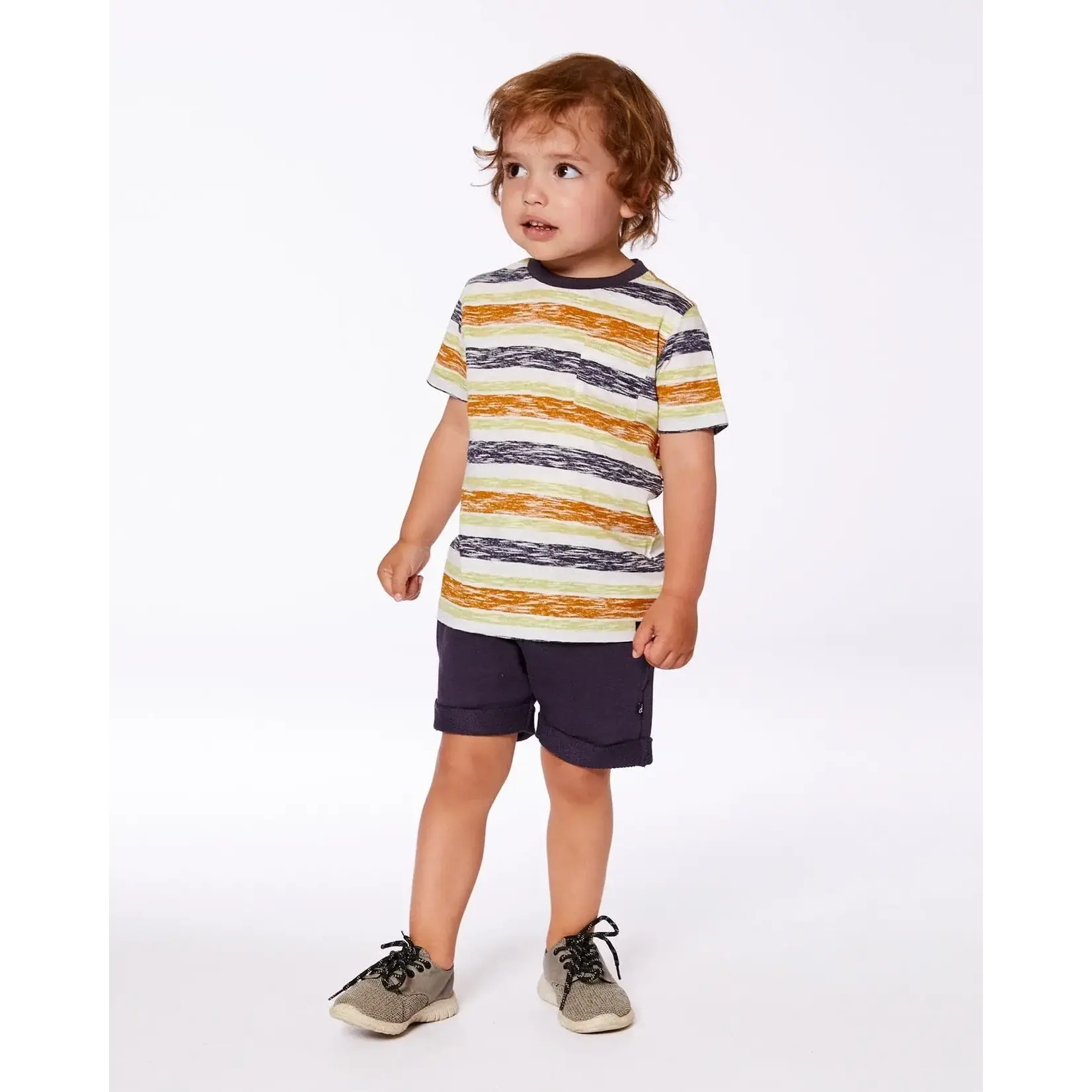 Deux Par Deux Deux Par Deux - Organic Cotton Striped Tee