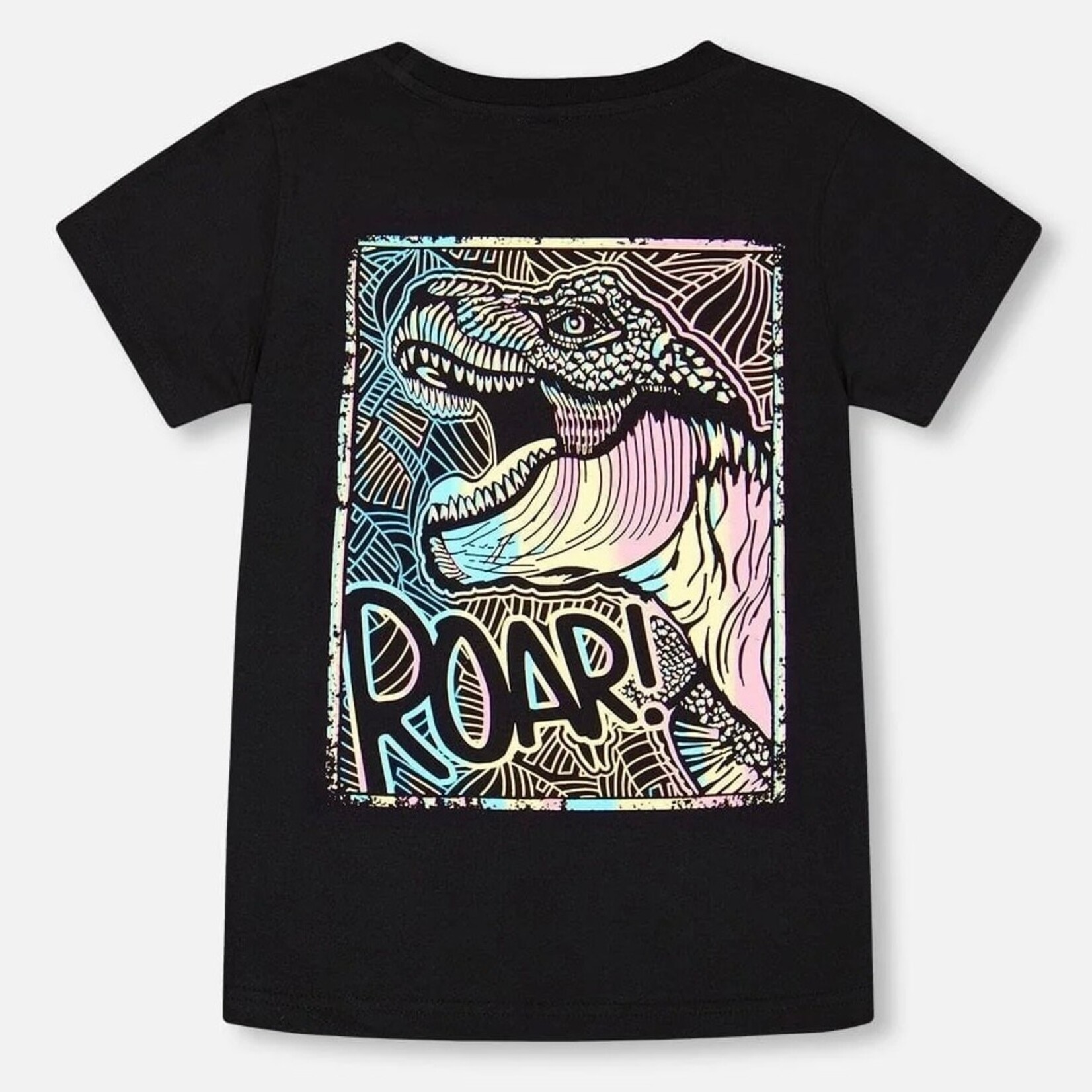 Deux Par Deux Deux Par Deux - Organic Cotton Dino Graphic Tee