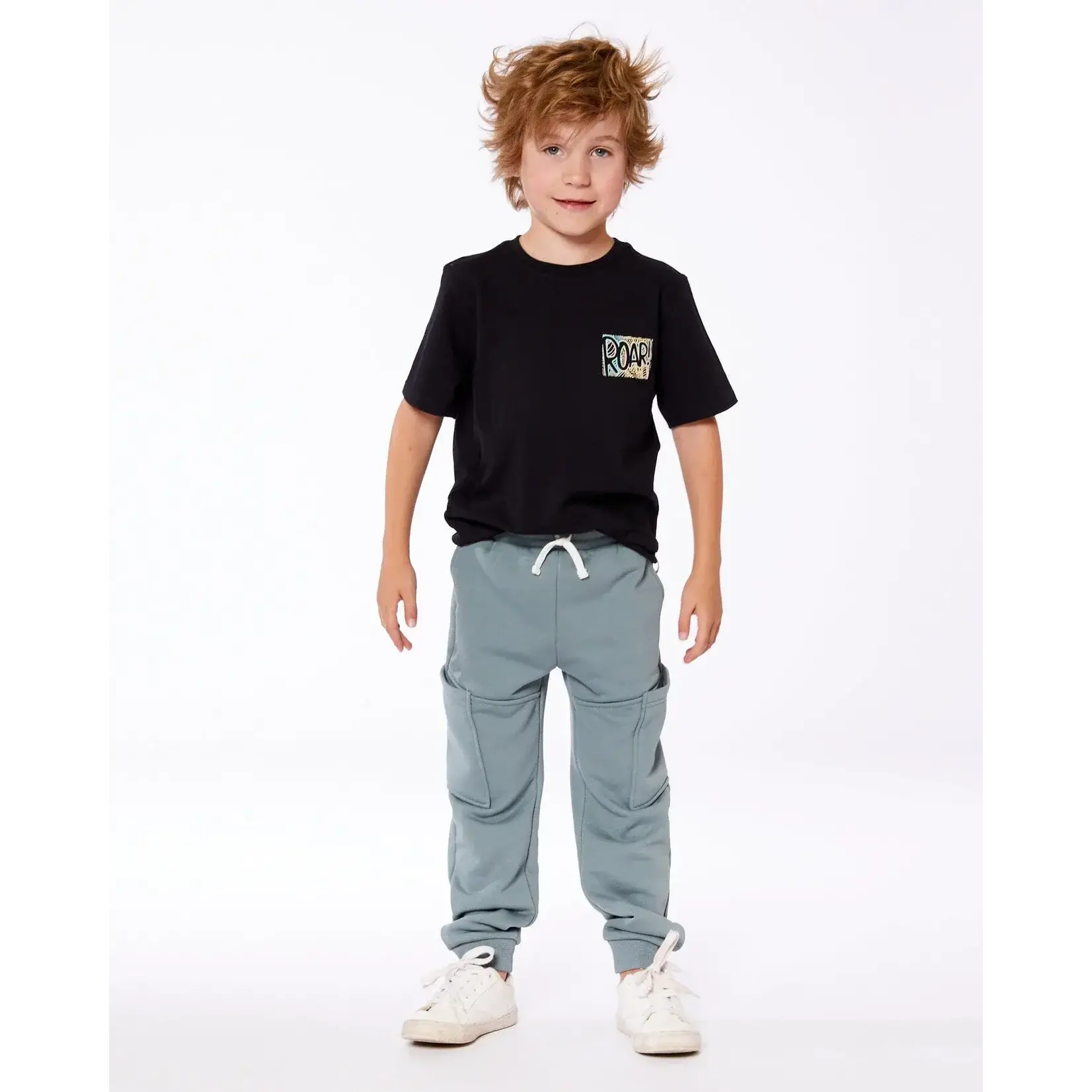 Deux Par Deux Deux Par Deux - Organic Cotton Dino Graphic Tee