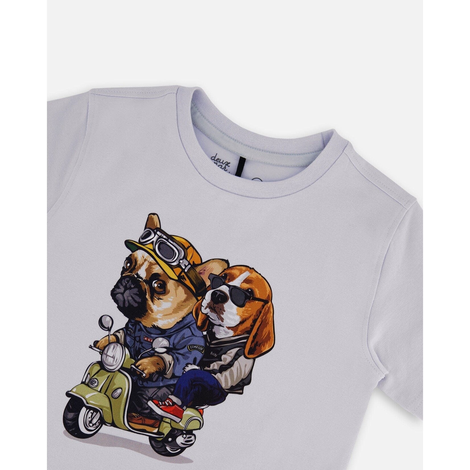 Deux Par Deux Deux Par Deux - Organic Cotton Dog Graphic Tee
