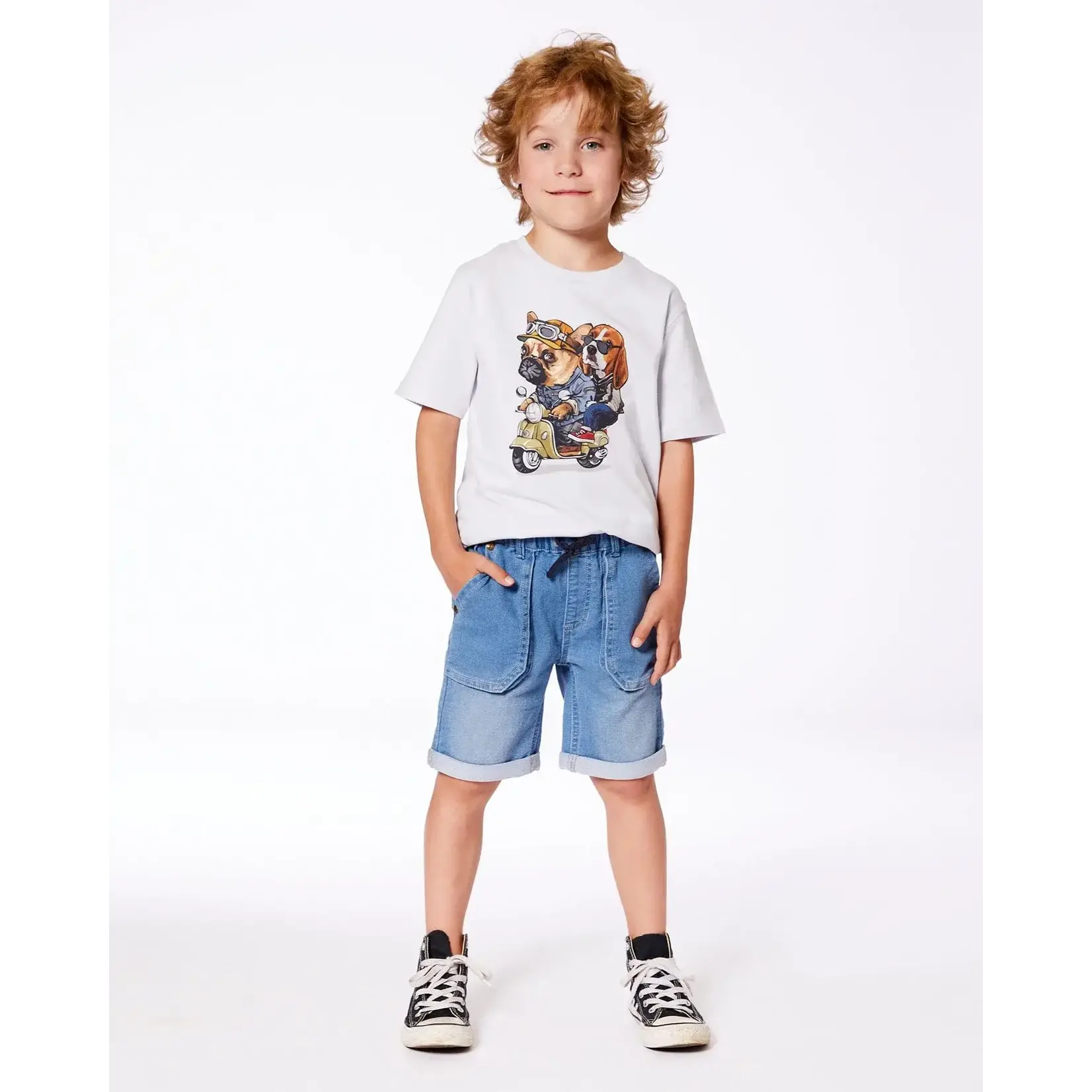 Deux Par Deux Deux Par Deux - Organic Cotton Dog Graphic Tee