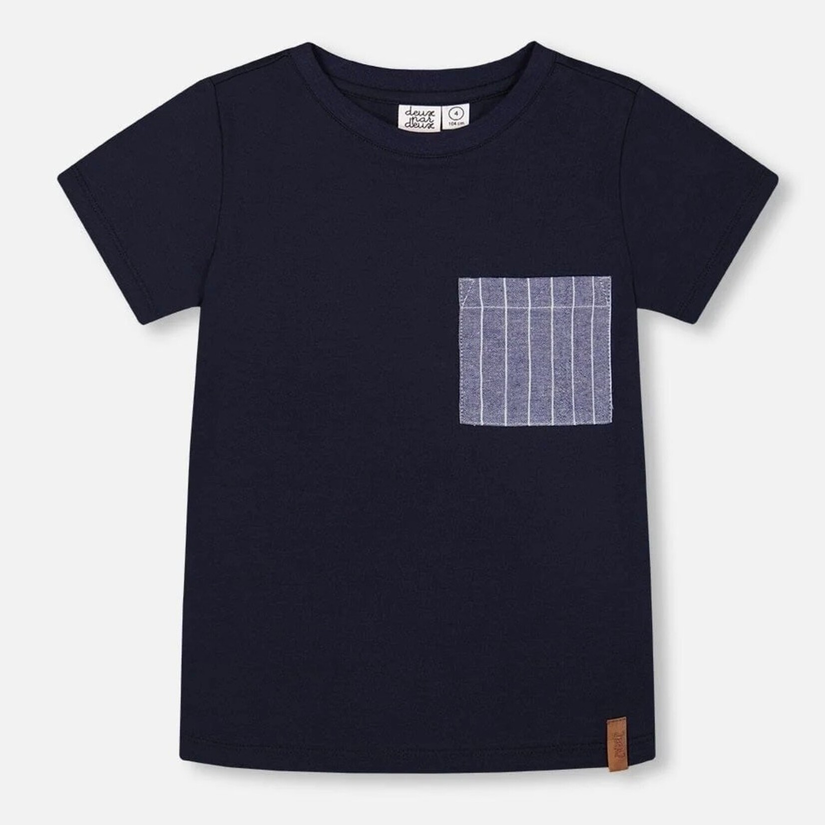 Deux Par Deux Deux Par Deux - Short Sleeve Tee With Pocke