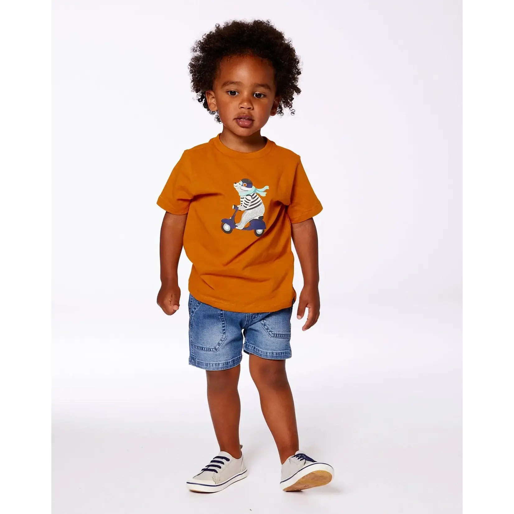 Deux Par Deux Deux Par Deux - Organic Cotton Vespa Graphic Tee