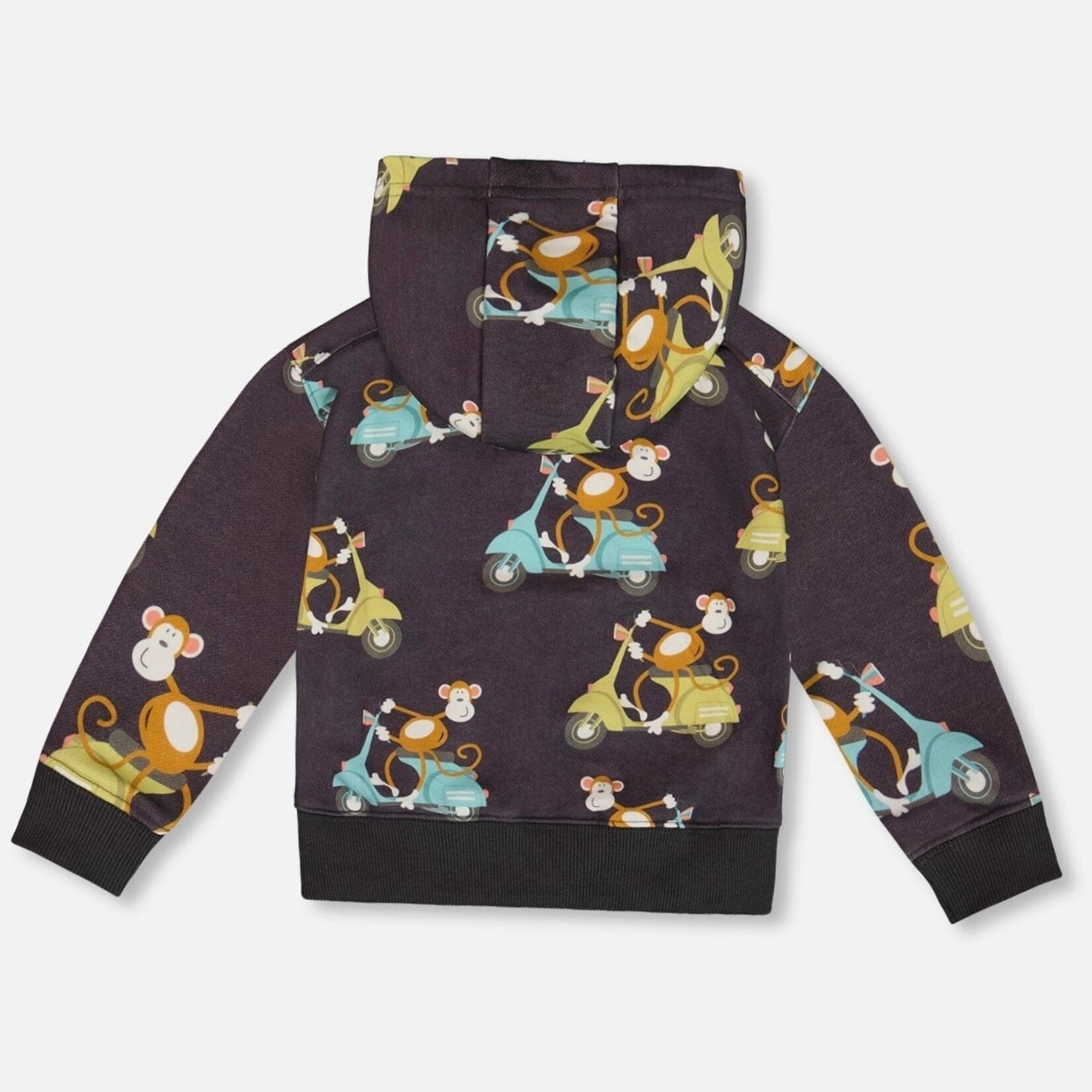 Deux Par Deux Deux Par Deux - Money Vespa Zip Hoodie