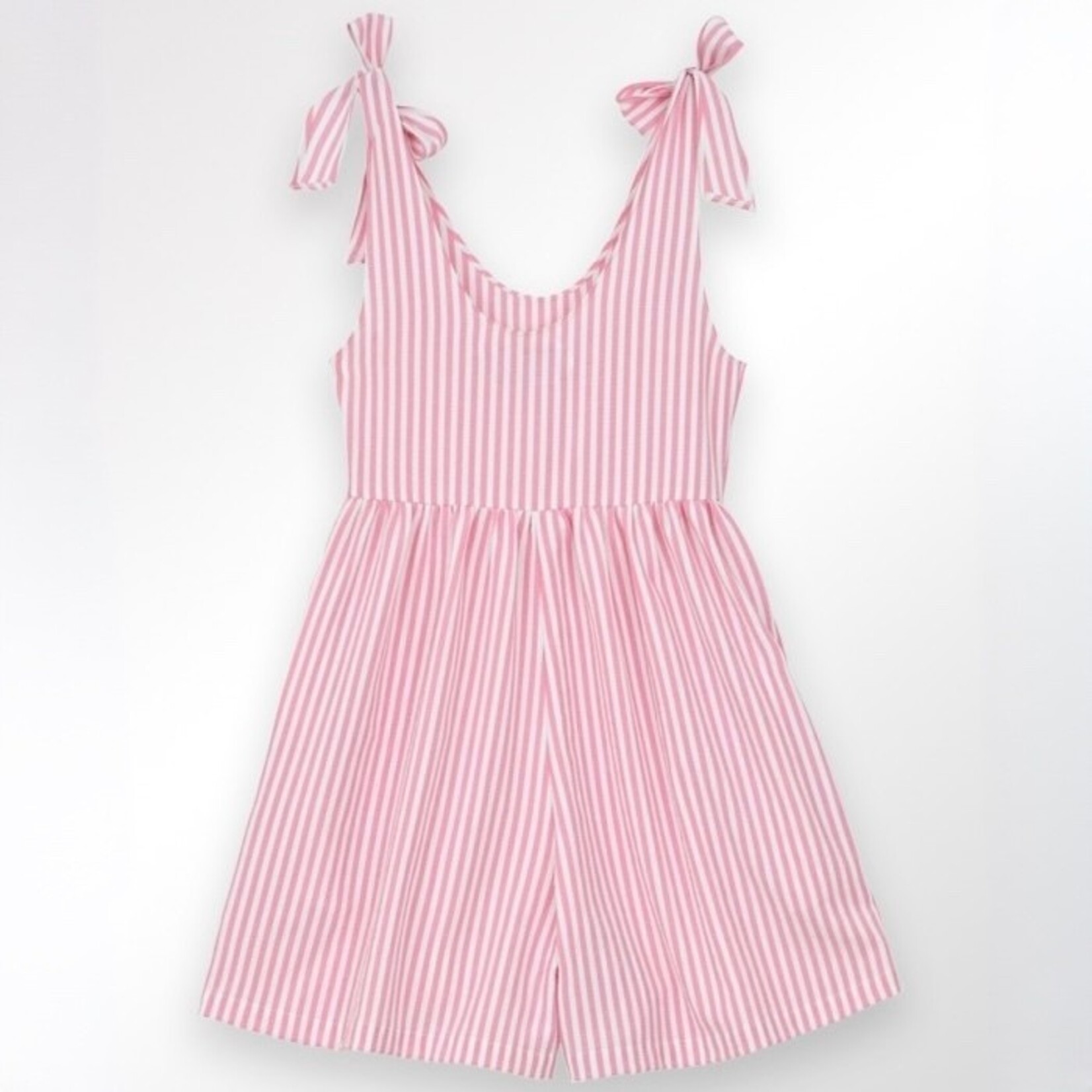Mini Molly Mini Molly - Striped Short Romper