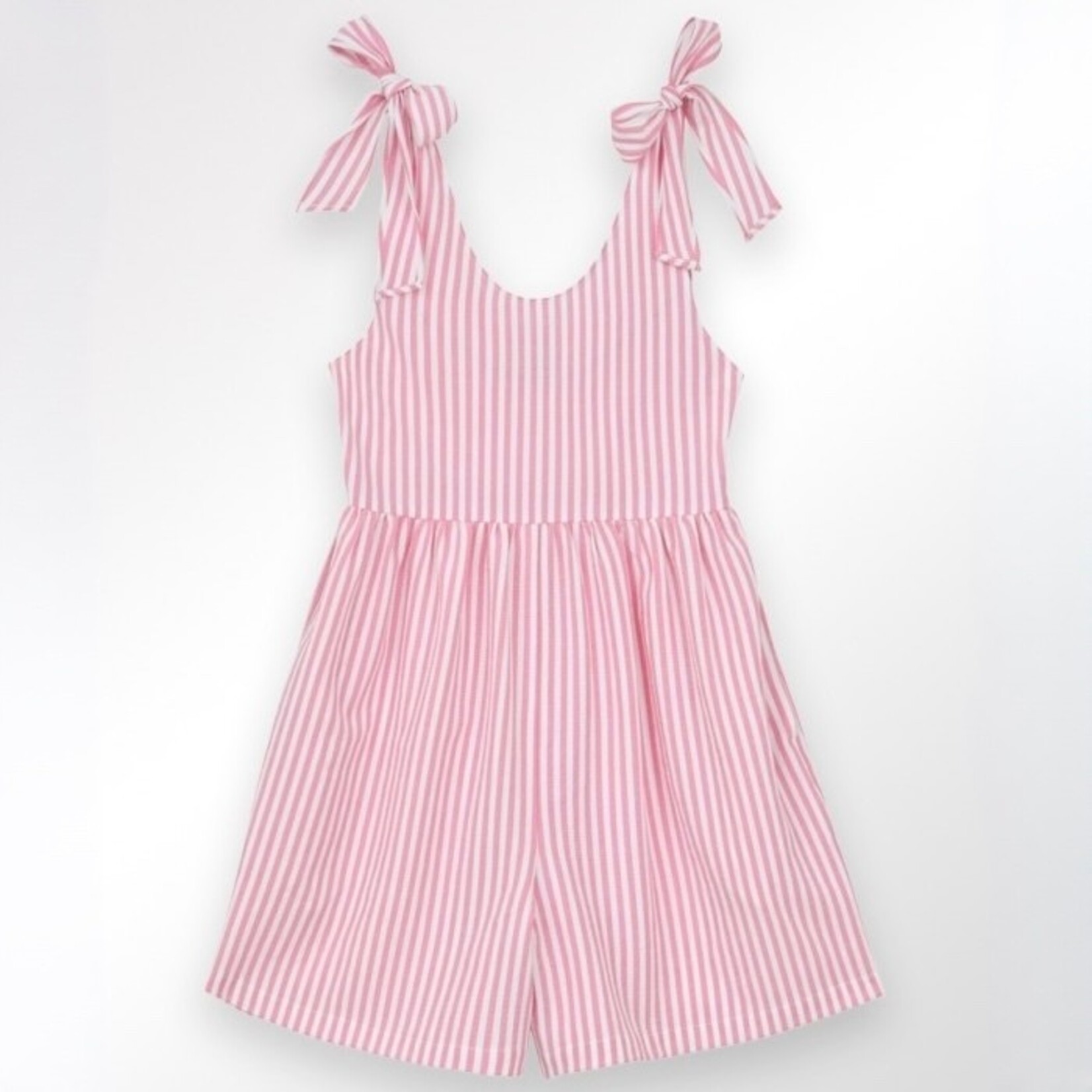 Mini Molly Mini Molly - Striped Short Romper