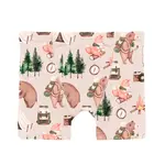 KicKee Pants KicKee Pants - Boxer Brief | Latte Camping Animals