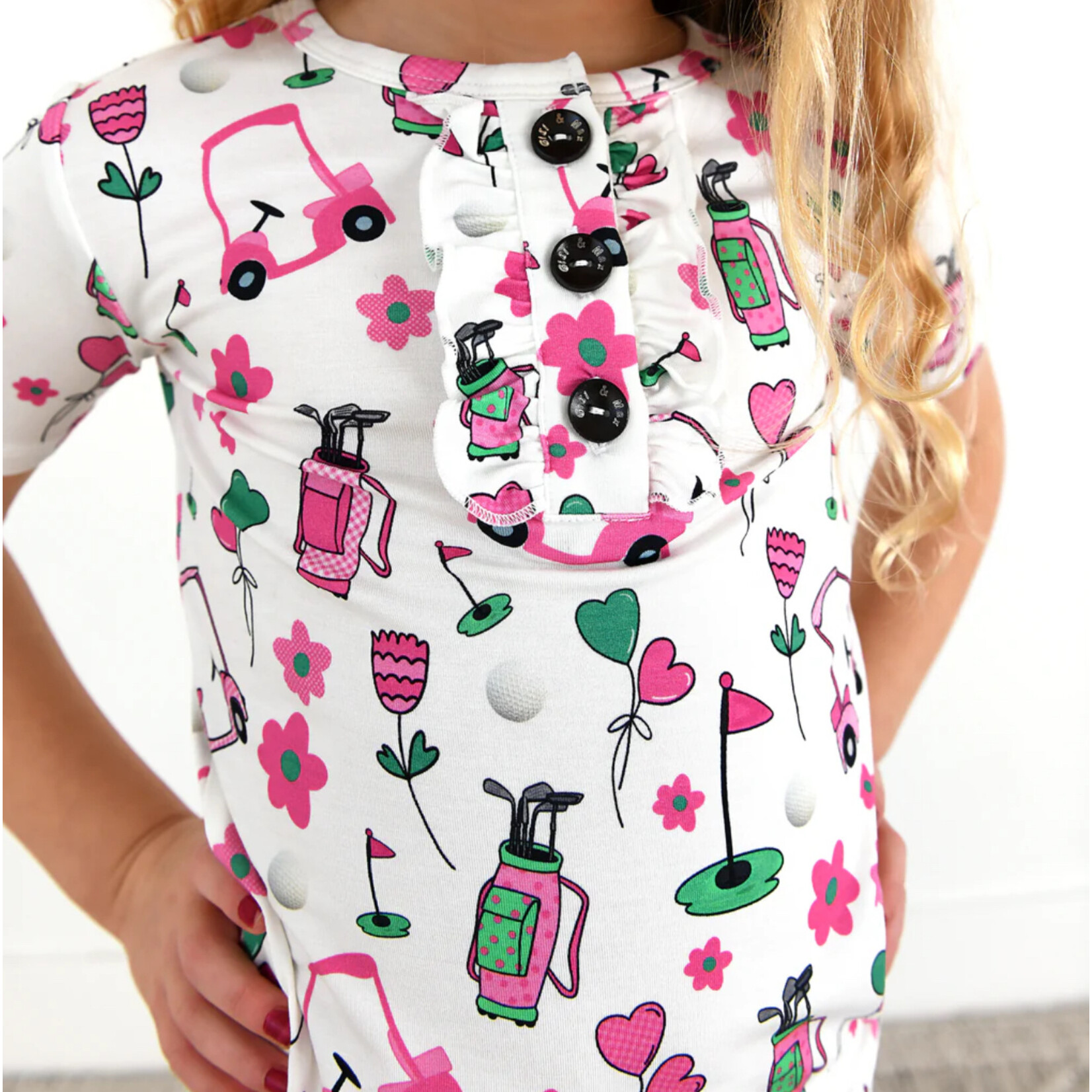 Gigi & Max Gigi & Max - Lexi Golf 2 Pc Pajama Set