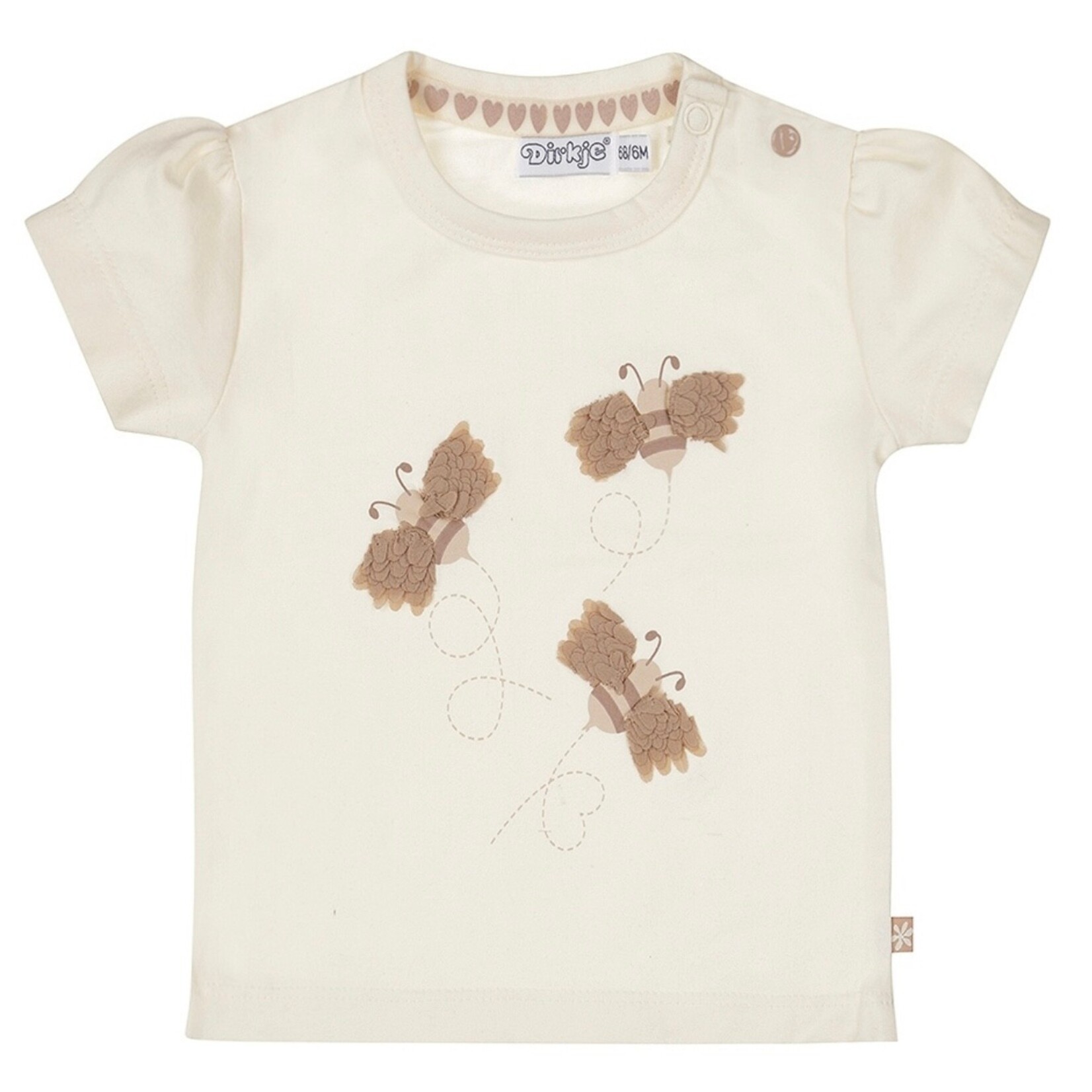 Dirkje Dirkje - S/S T-Shirt With Bees