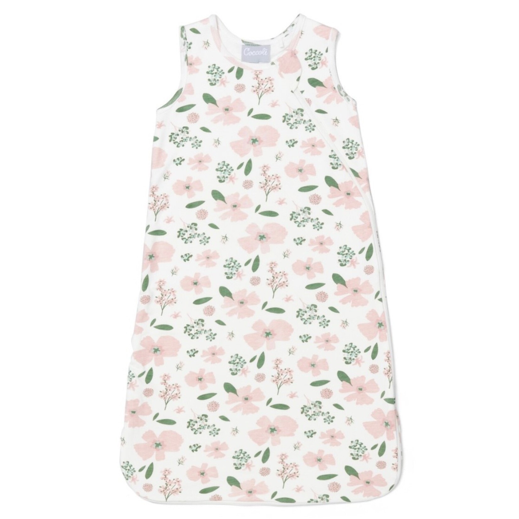 Coccoli Coccoli - Cotton Modal 1.5 Tog Sleepsack | Floral on Cream