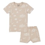 Coccoli Coccoli - S/S Modal Pajama Set | Sand Castles