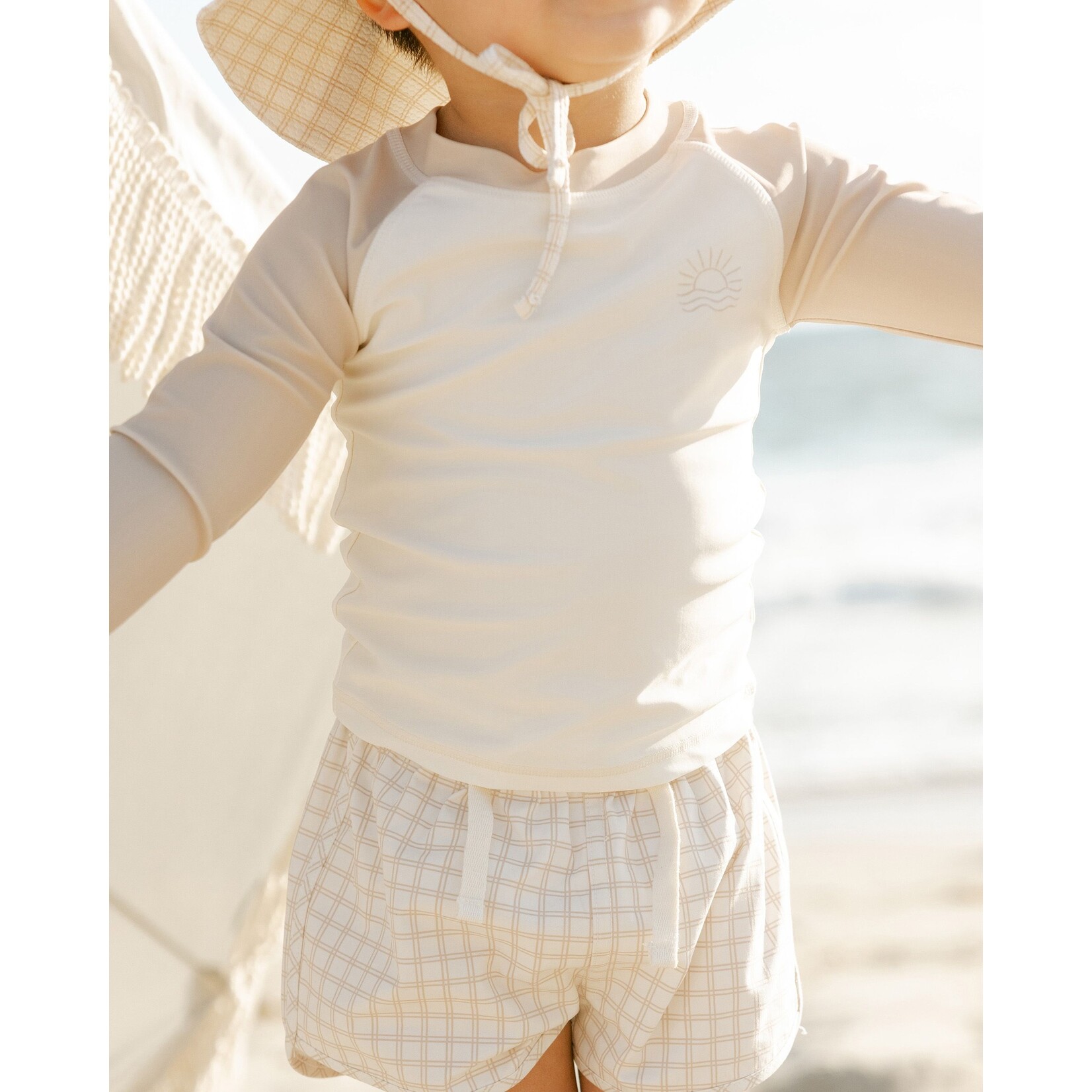 Quincy Mae Quincy Mae - Check Swim Trunk
