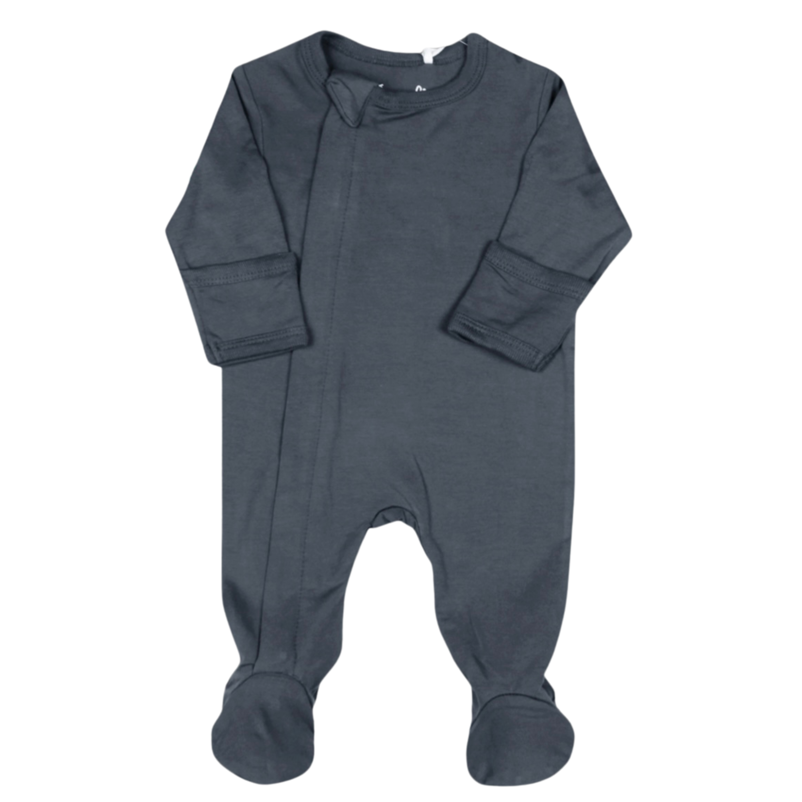 Coccoli Coccoli - Modal Zipper Footie | Dark Slate