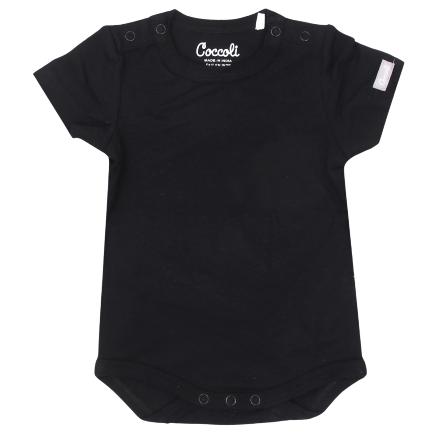 Coccoli Coccoli - Modal Short Sleeve Romper | Black