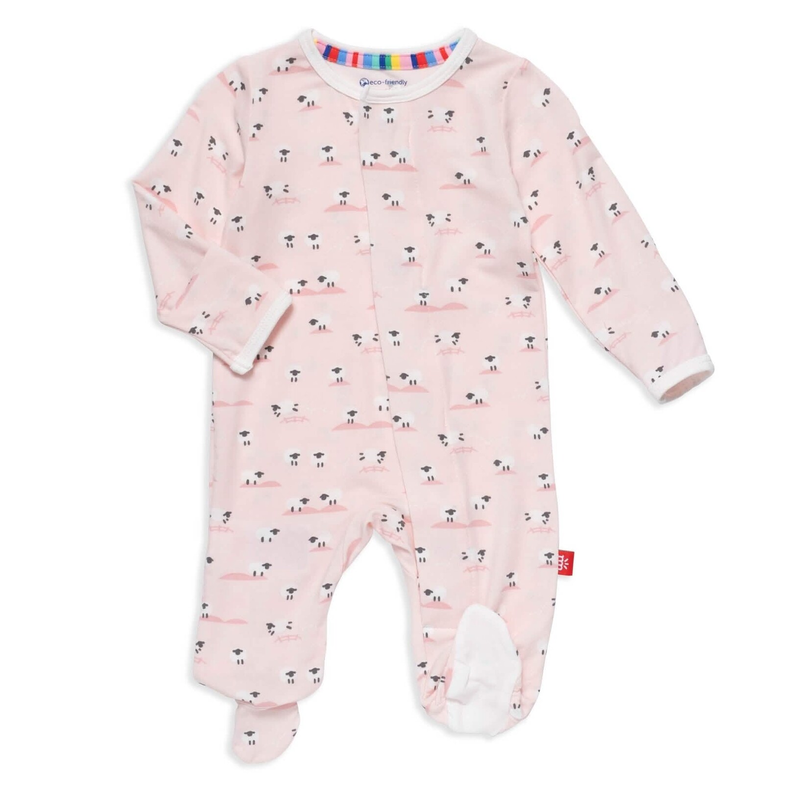 Magnetic Me Magnetic Me - Baa Baa Pink Footie