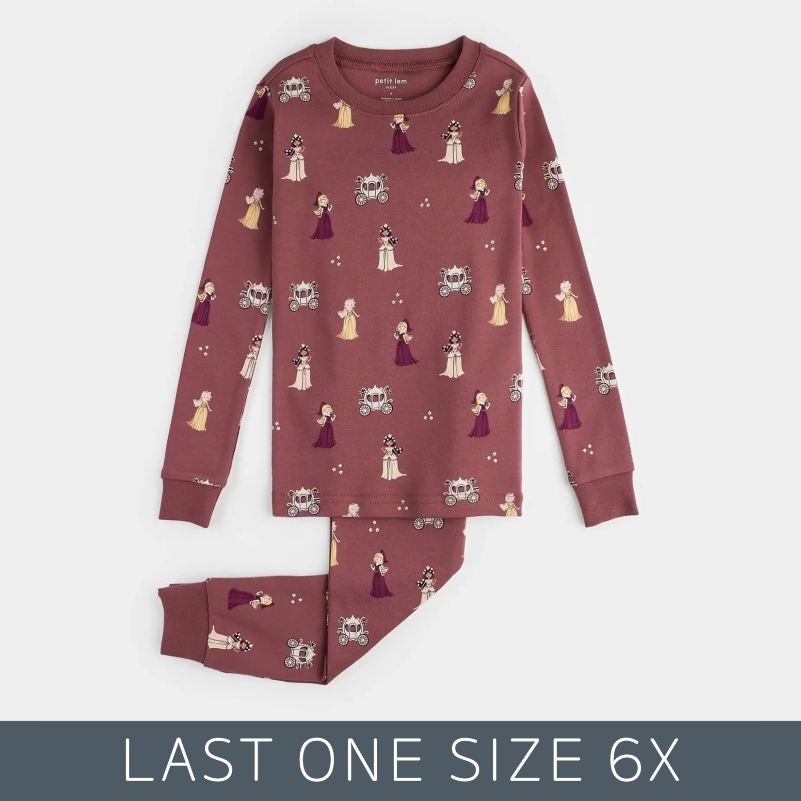 Petit Lem Petit Lem - Princess Print 2 PJ Set