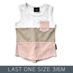 Little Bipsy Little Bipsy - Block Pocket Tank
