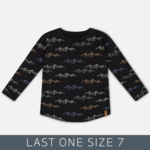 Deux Par Deux Deux Par Deux - Mountain Printed Long Sleeve