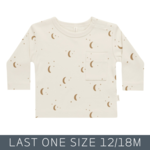 Quincy Mae Quincy Mae - Long Sleeve Pocket Tee | Moons