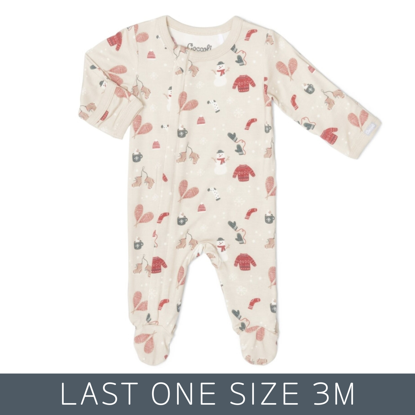 Coccoli Coccoli - Modal Zipper Footie | Sweaters on Beige