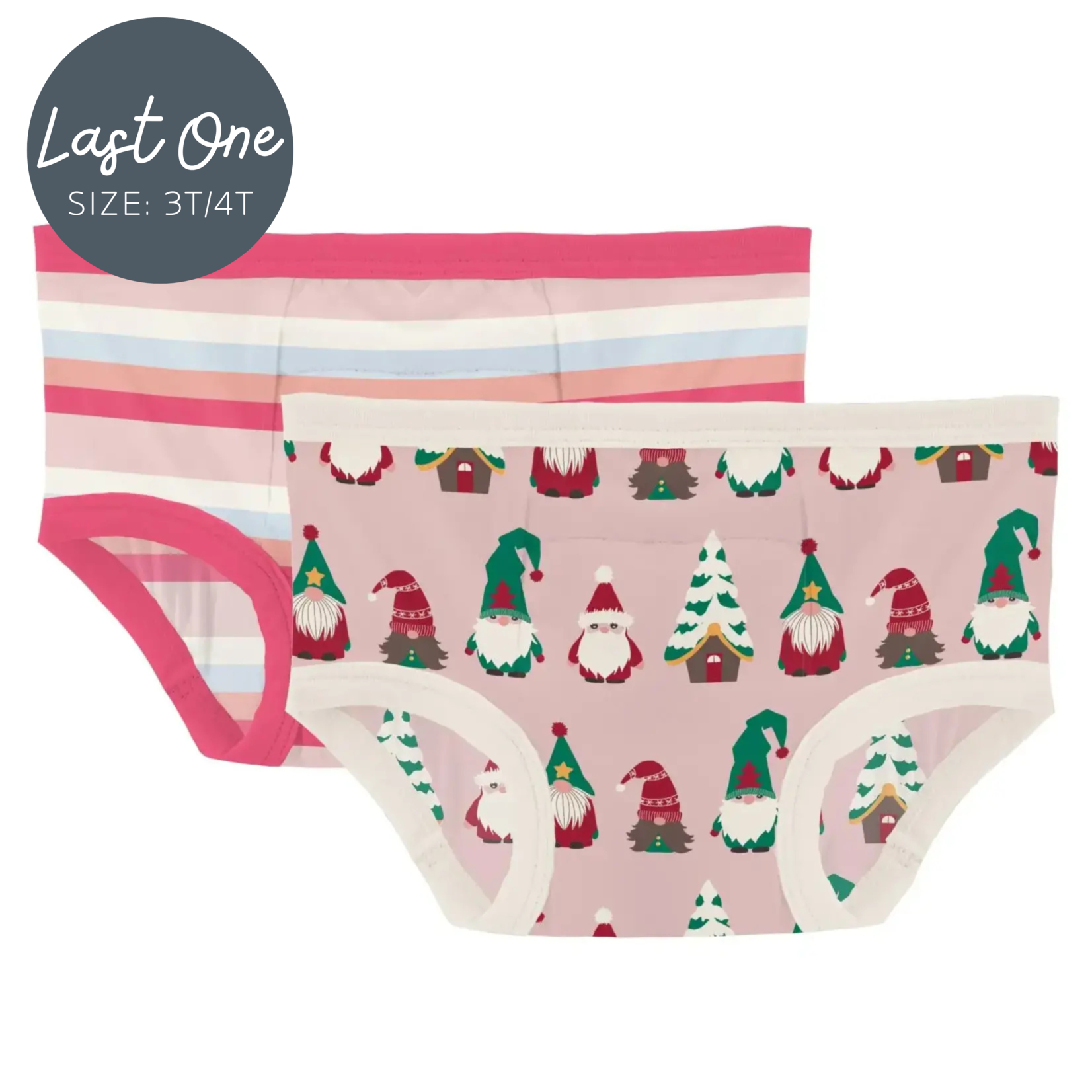 KicKee Pants KicKee Pants - Training Pant Set | Rose Stripe & Rose Gnomes