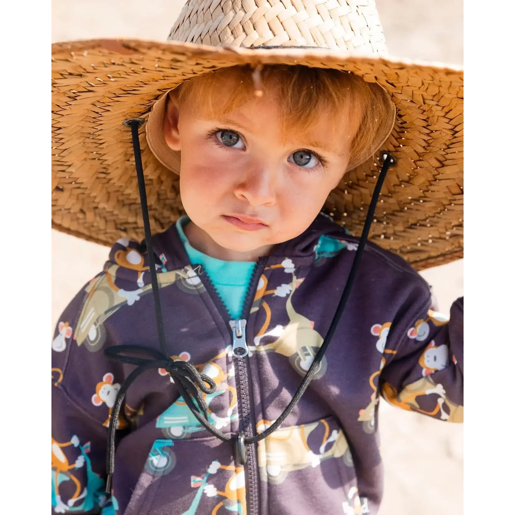 Deux Par Deux Deux Par Deux - Money Vespa Zip Hoodie