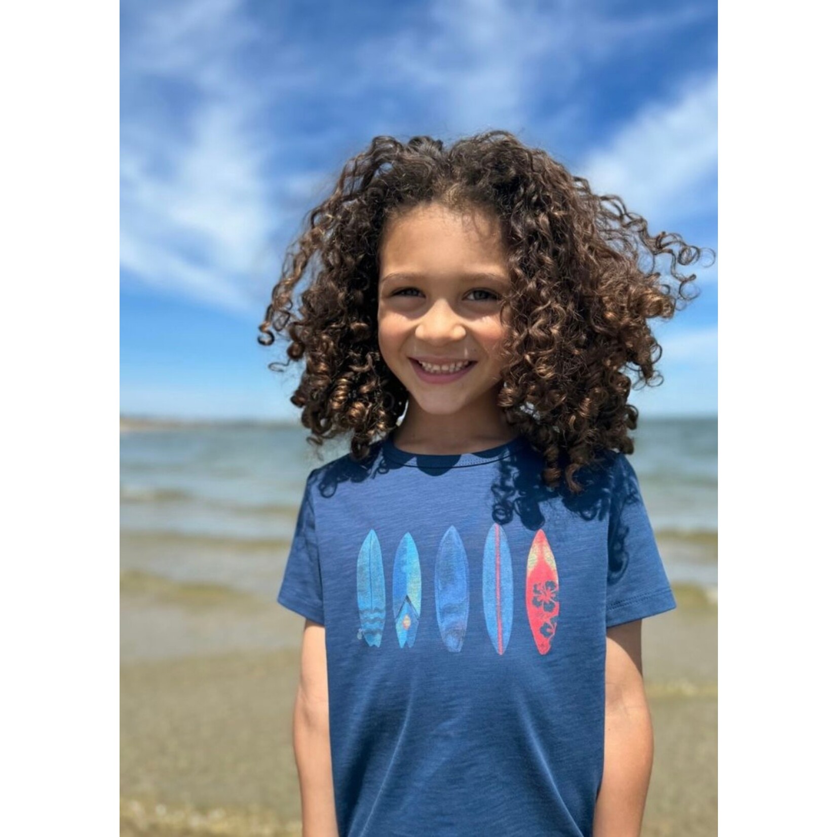 Me & Henry Me & Henry - Falmouth Printed Surfboard Tee