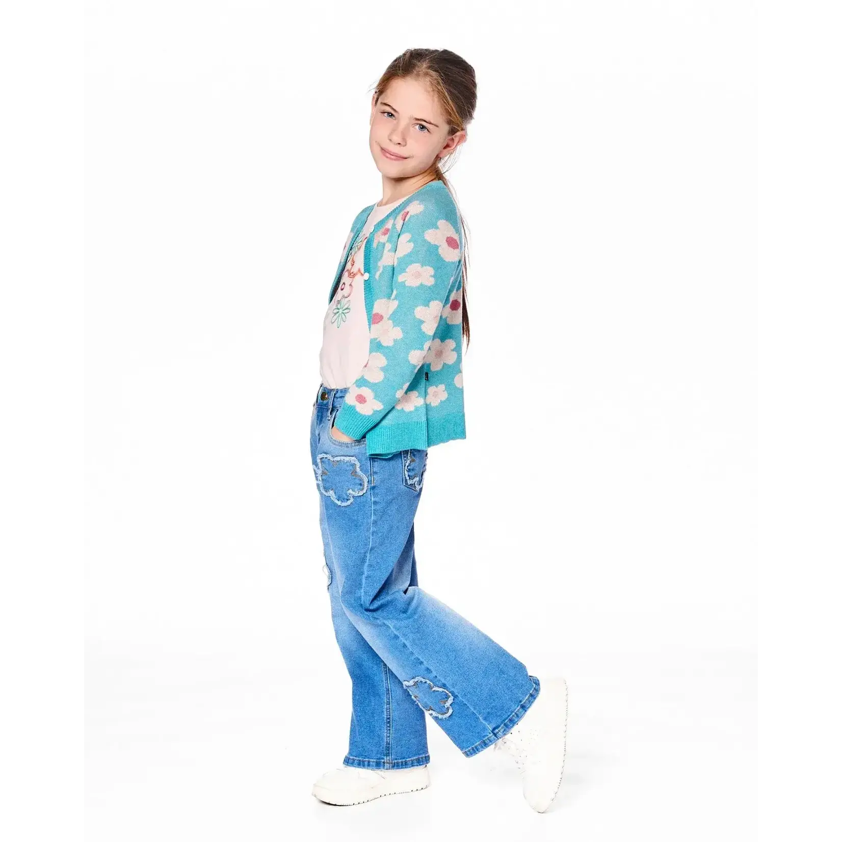 Deux Par Deux Deux Par Deux  - Button Front Knitted Cardigan