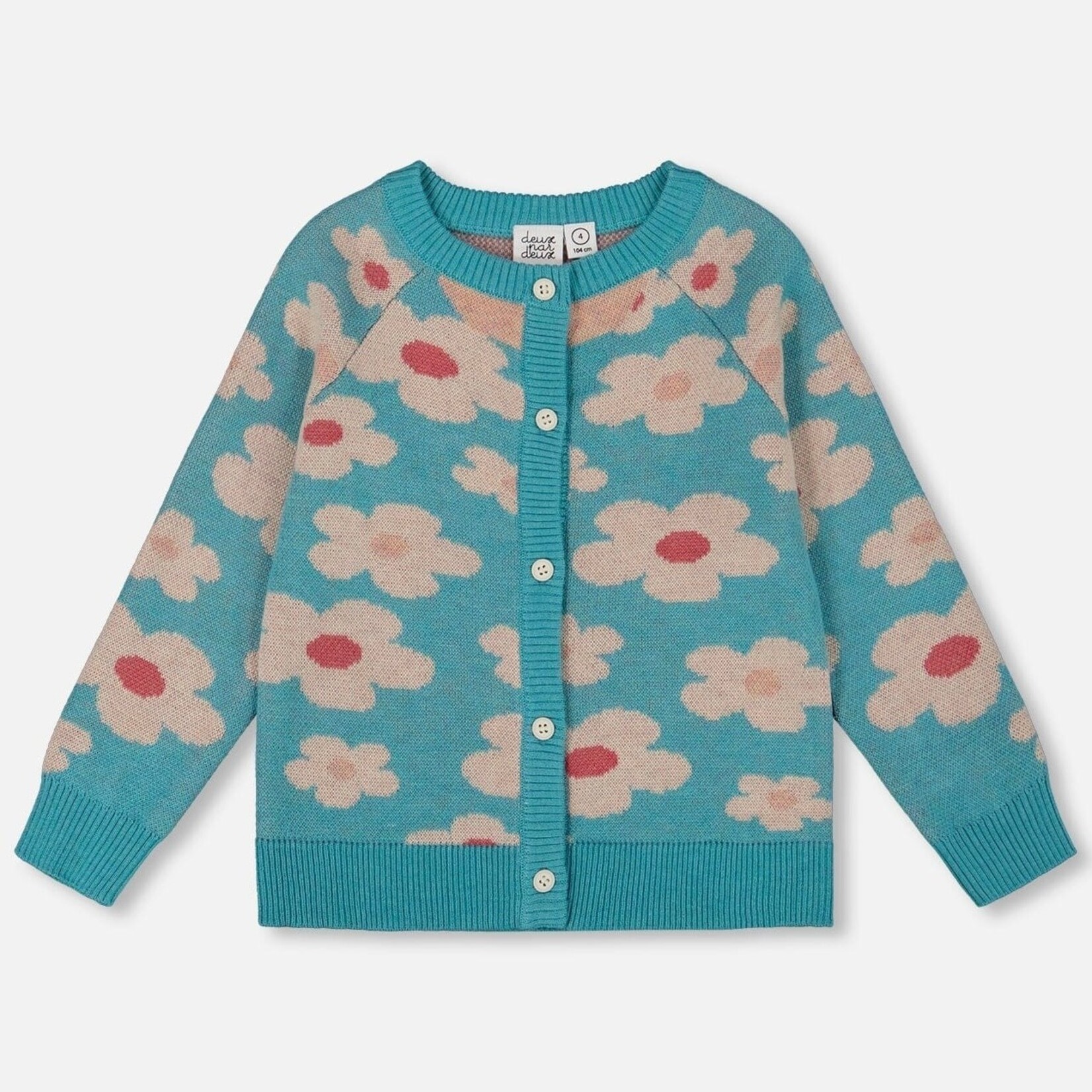 Deux Par Deux Deux Par Deux  - Button Front Knitted Cardigan