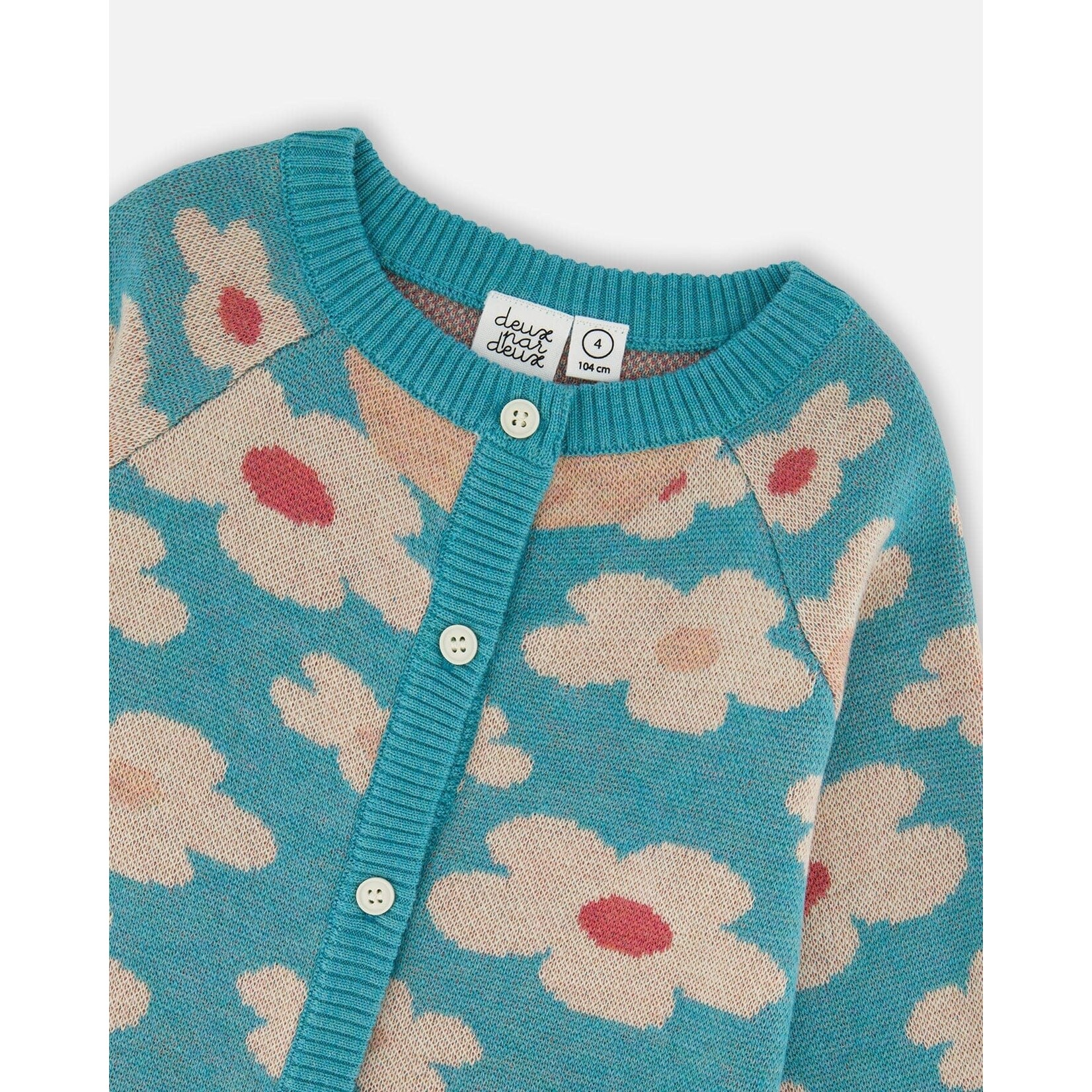 Deux Par Deux Deux Par Deux  - Button Front Knitted Cardigan