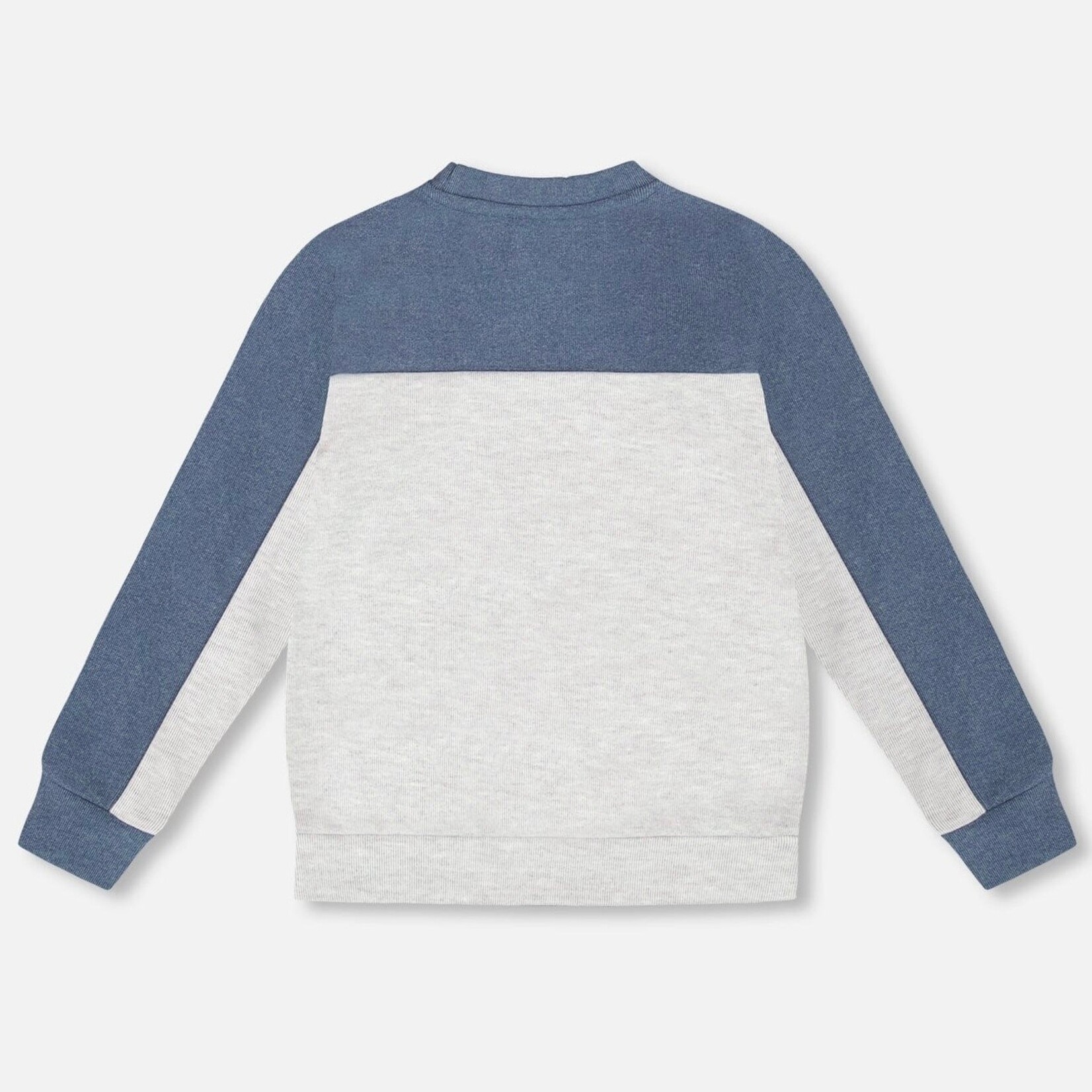 Deux Par Deux Deux Par Deux  - Color Block Brushed Jersey With Chest Pocket