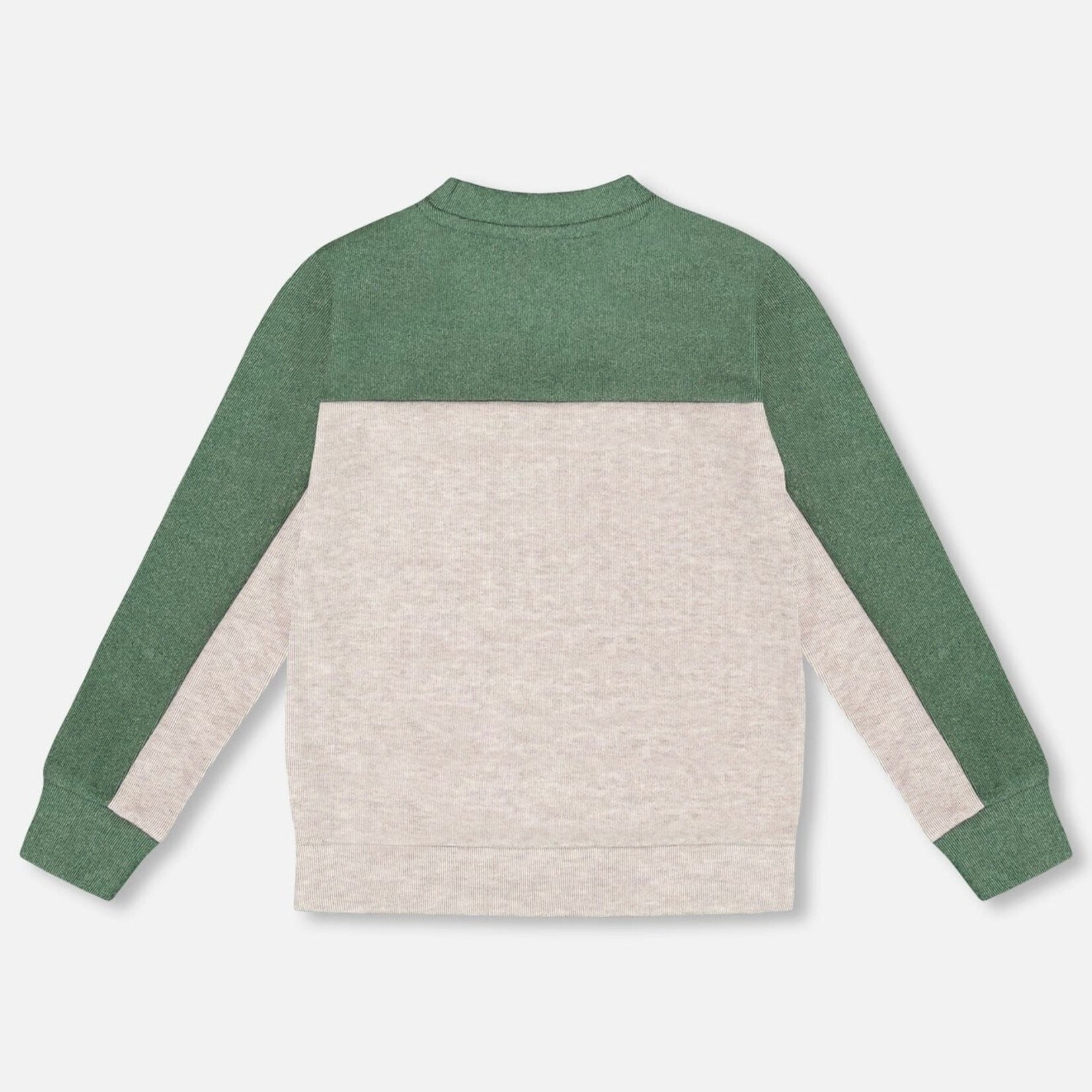 Deux Par Deux Deux Par Deux  - Color Block Brushed Jersey With Chest Pocket