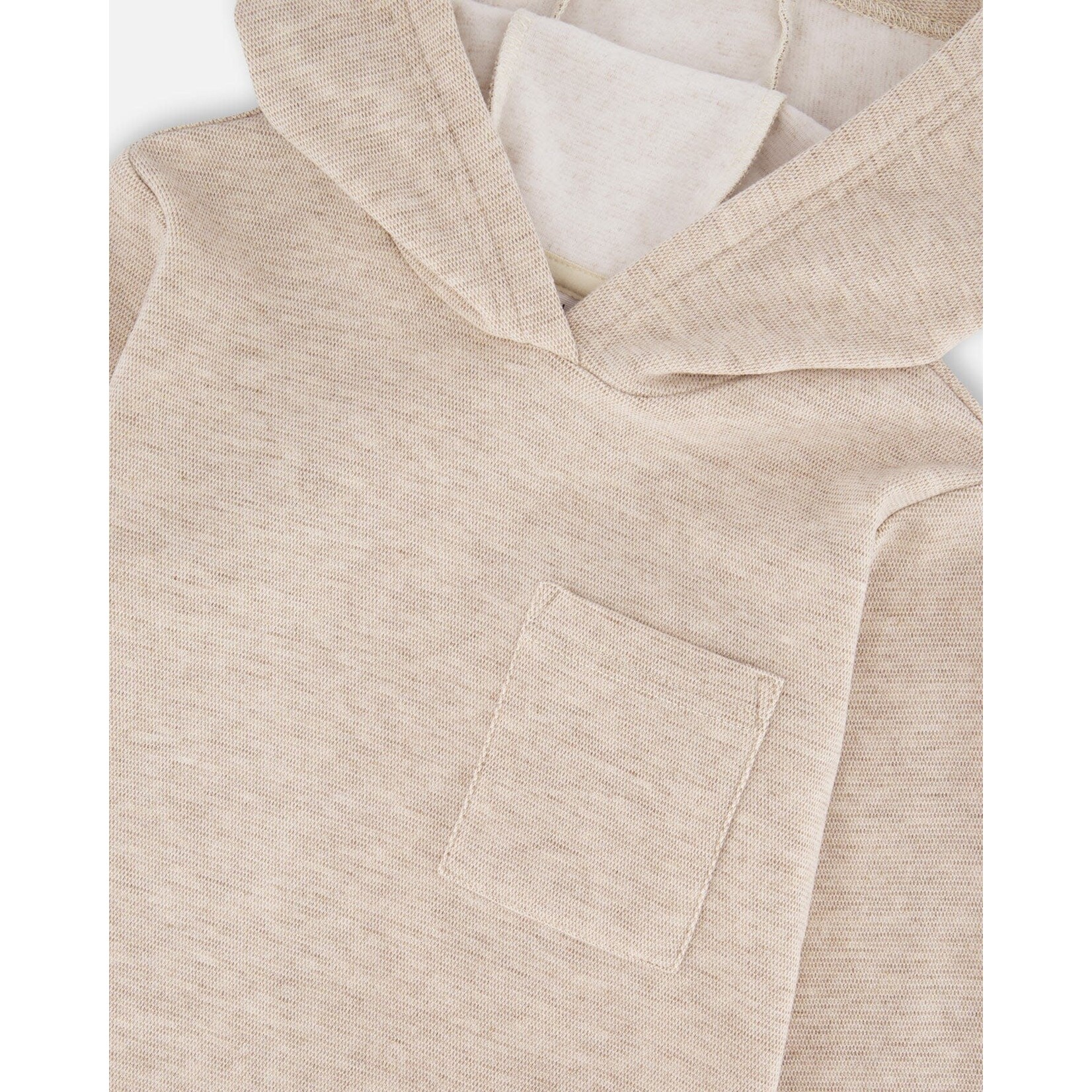 Deux Par Deux Deux Par Deux  - Brused Jersey Hooded T-shirt