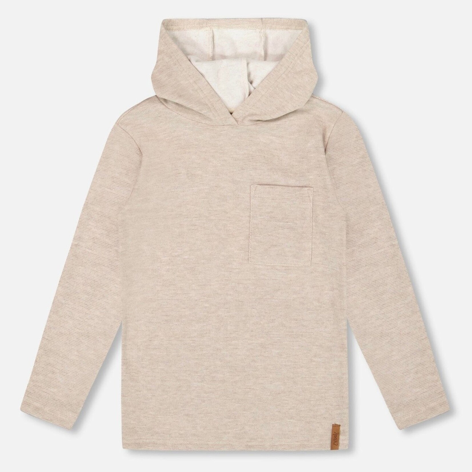 Deux Par Deux Deux Par Deux  - Brused Jersey Hooded T-shirt