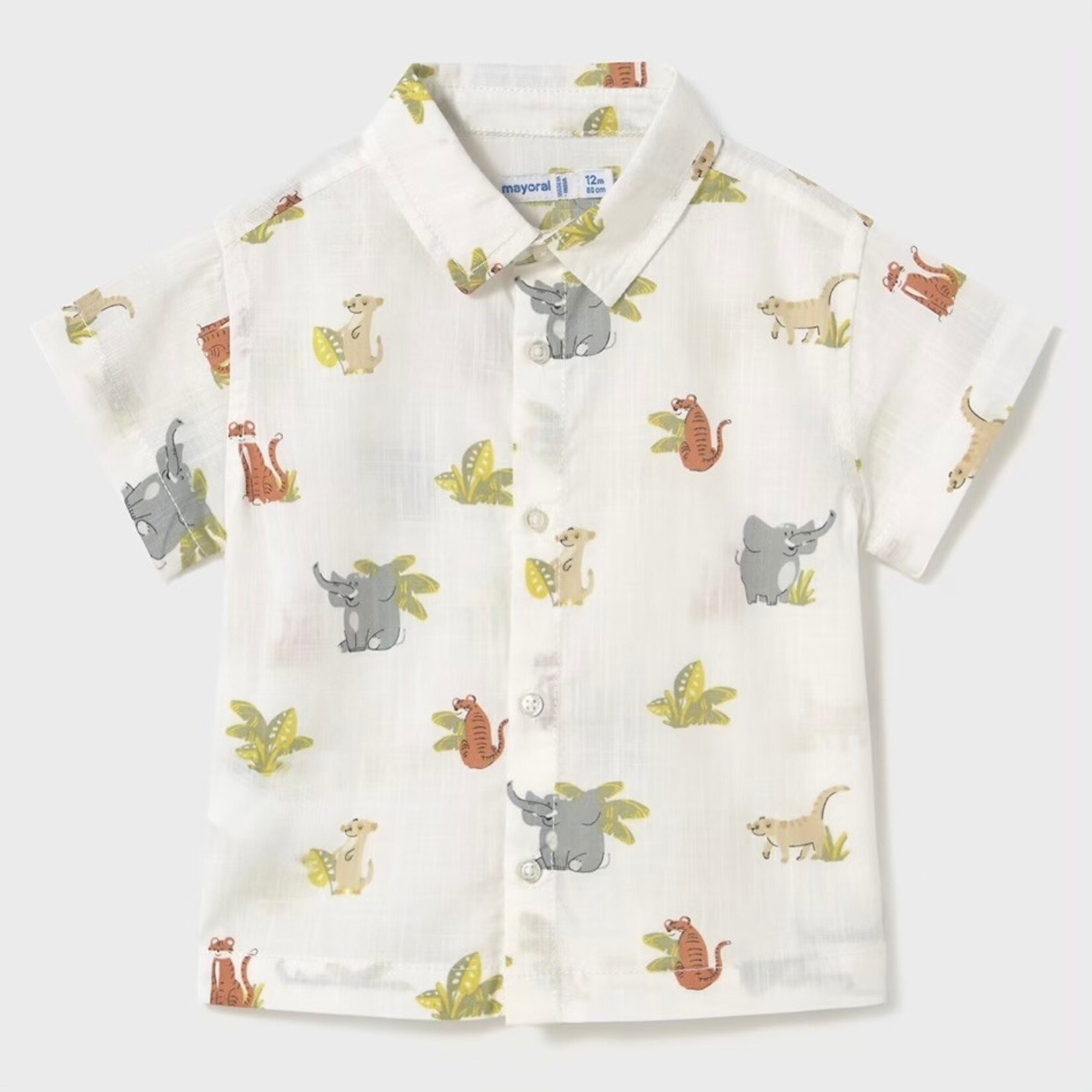 Mayoral Mayoral - S/S Animal Shirt
